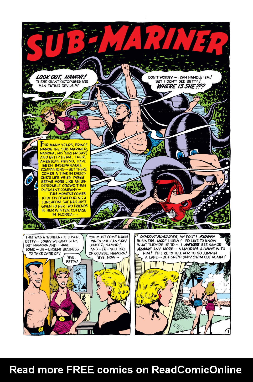 Read online Sub-Mariner Comics comic -  Issue #34 - 8