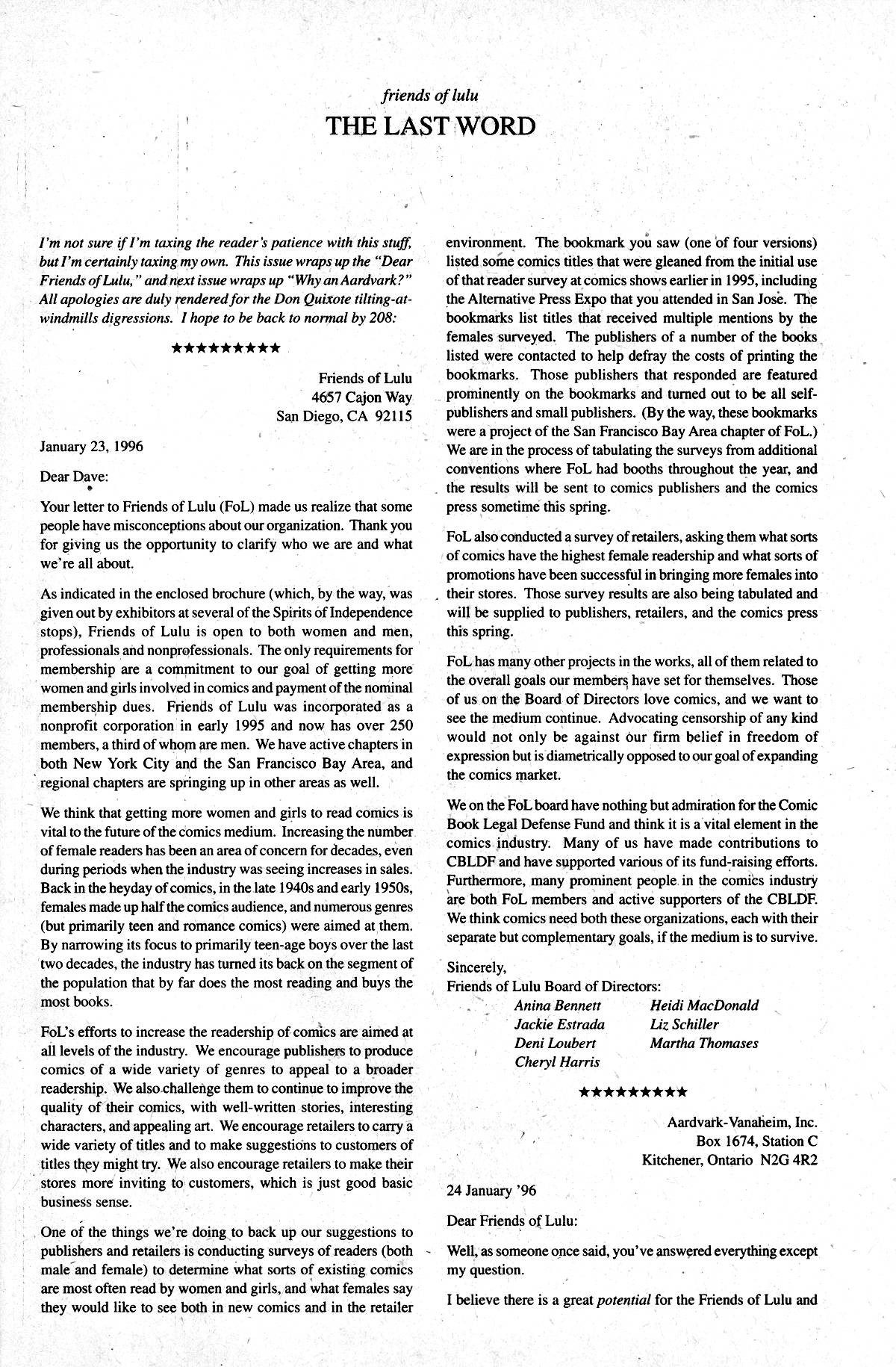 Read online Cerebus comic -  Issue #206 - 22