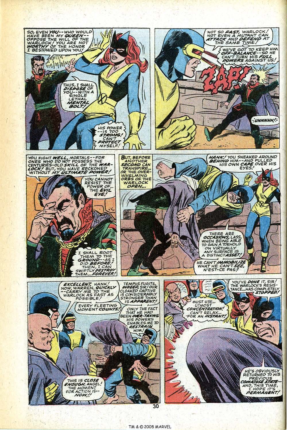 Read online Uncanny X-Men (1963) comic -  Issue #78 - 32