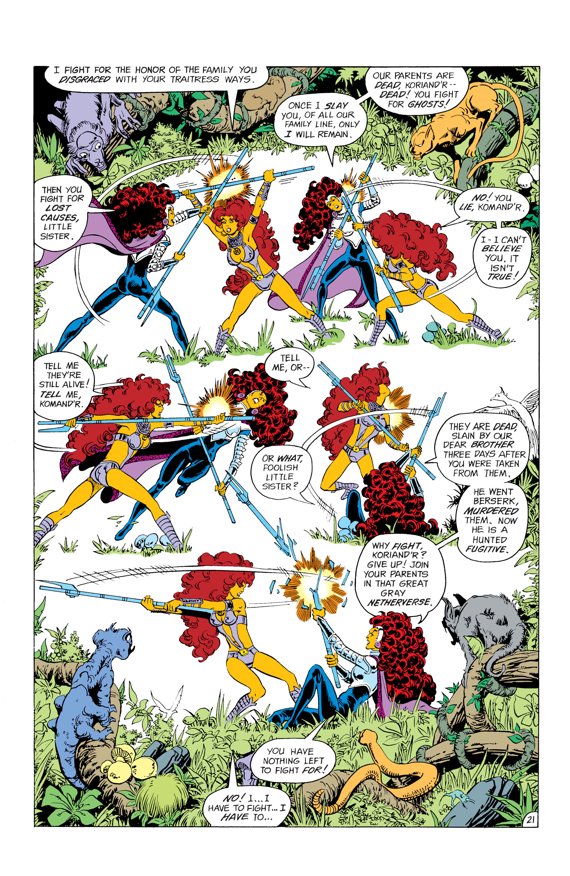 Read online The New Teen Titans (1980) comic -  Issue # _Annual 1 - 21