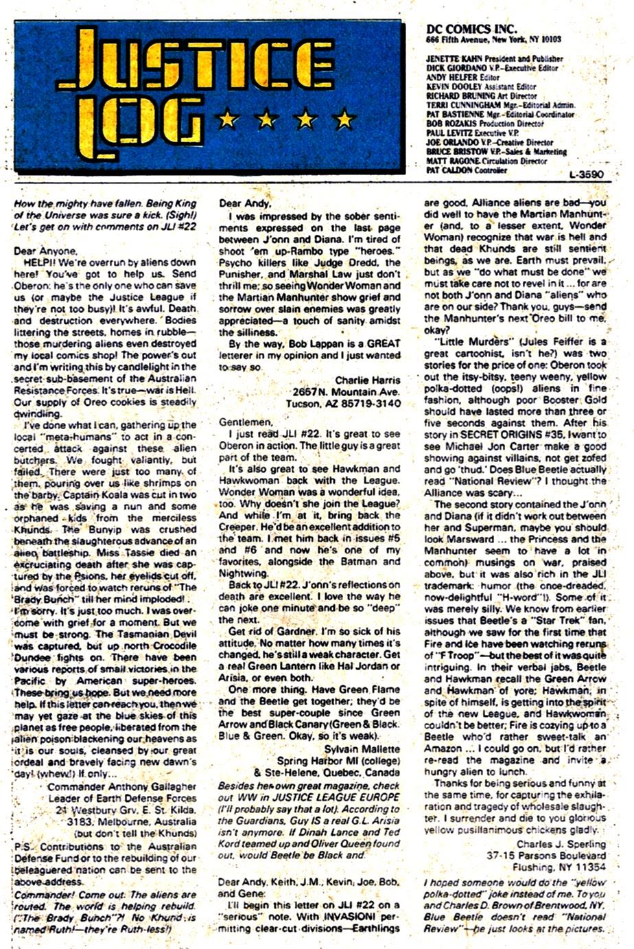 Read online Justice League International (1987) comic -  Issue #25 - 24