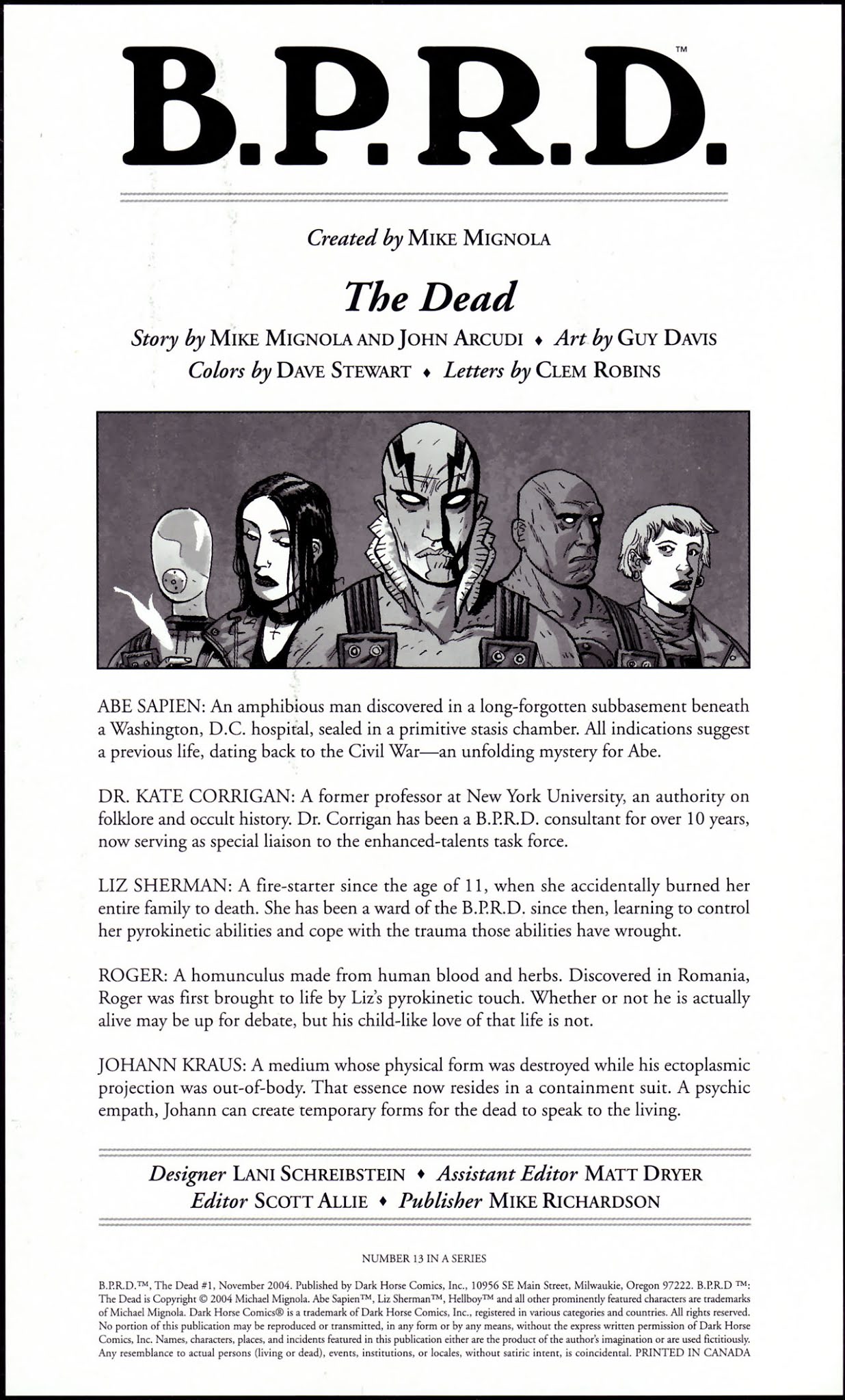 Read online B.P.R.D.: The Dead comic -  Issue #1 - 2