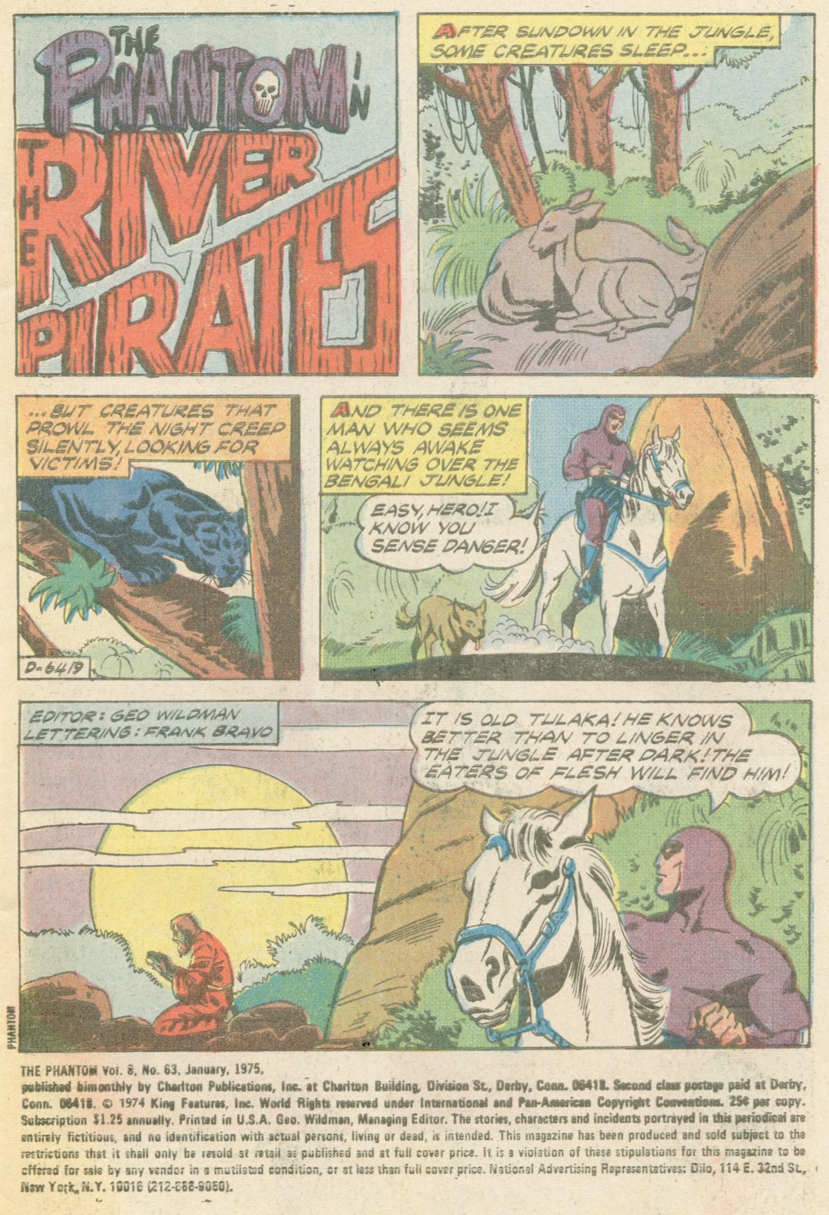 Read online The Phantom (1969) comic -  Issue #63 - 2
