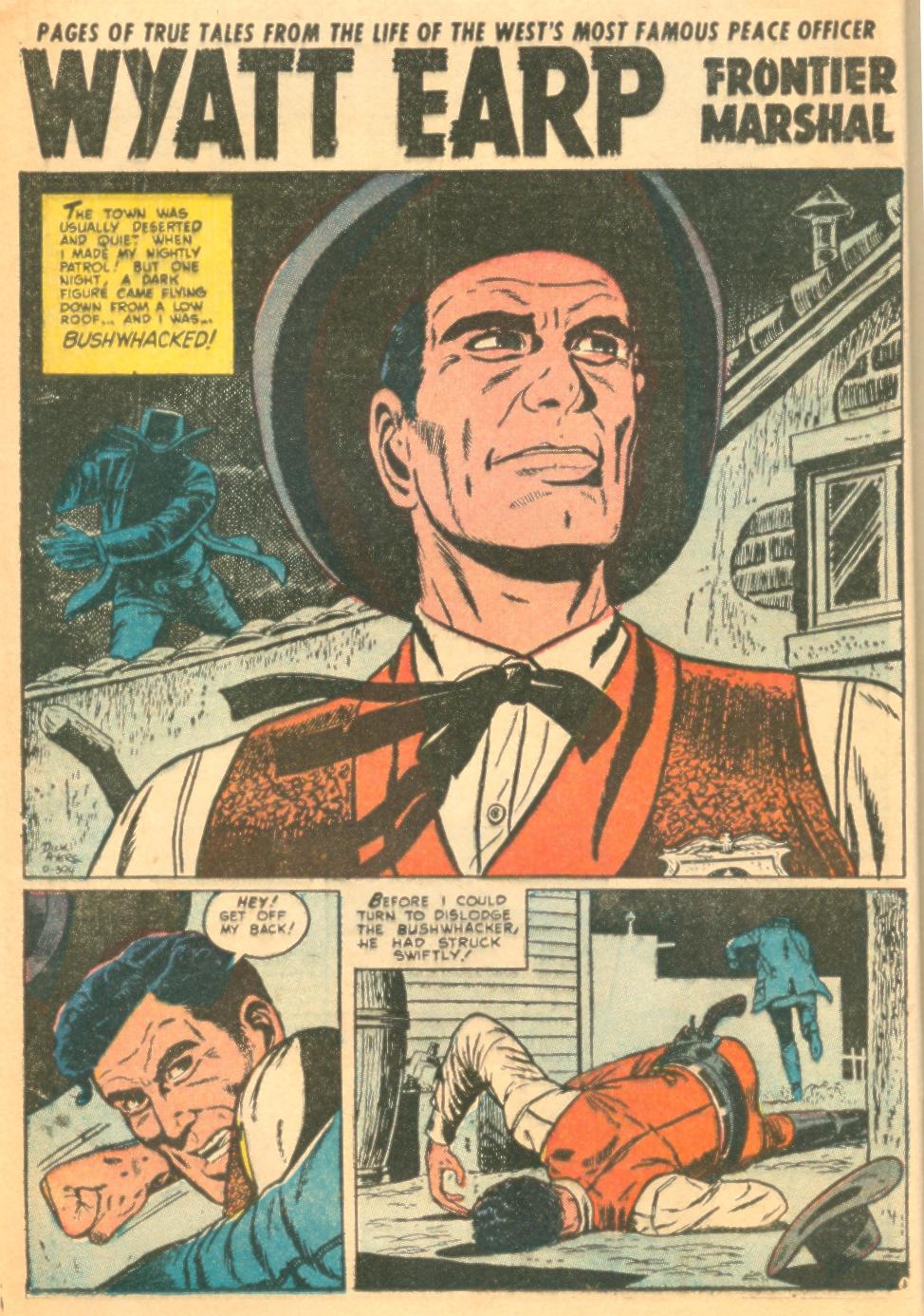 Read online Wyatt Earp comic -  Issue #15 - 16