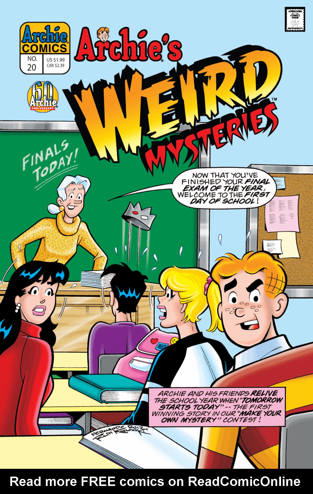 Read online Archie's Weird Mysteries comic -  Issue #20 - 1