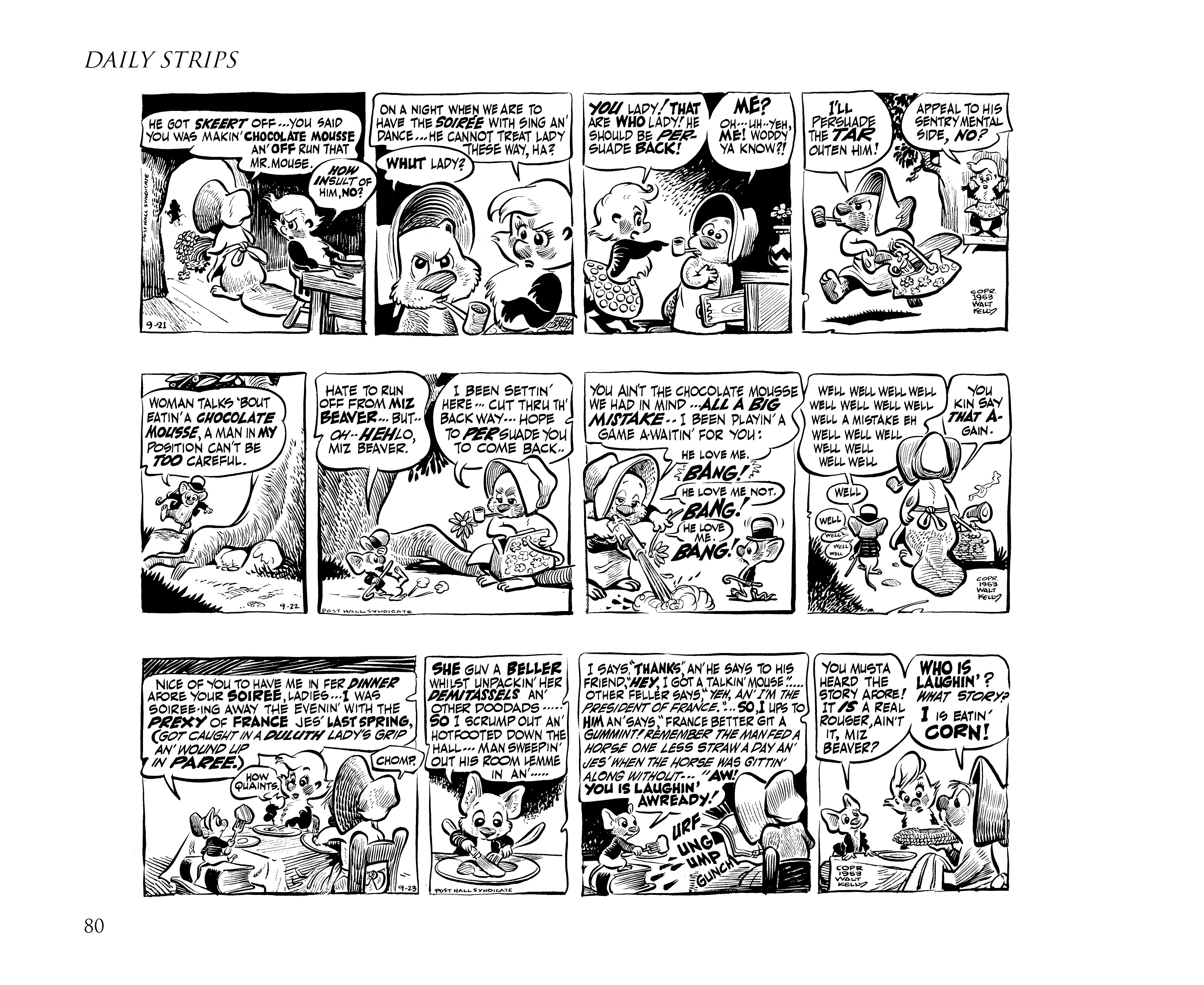 Read online Pogo by Walt Kelly: The Complete Syndicated Comic Strips comic -  Issue # TPB 3 (Part 1) - 92