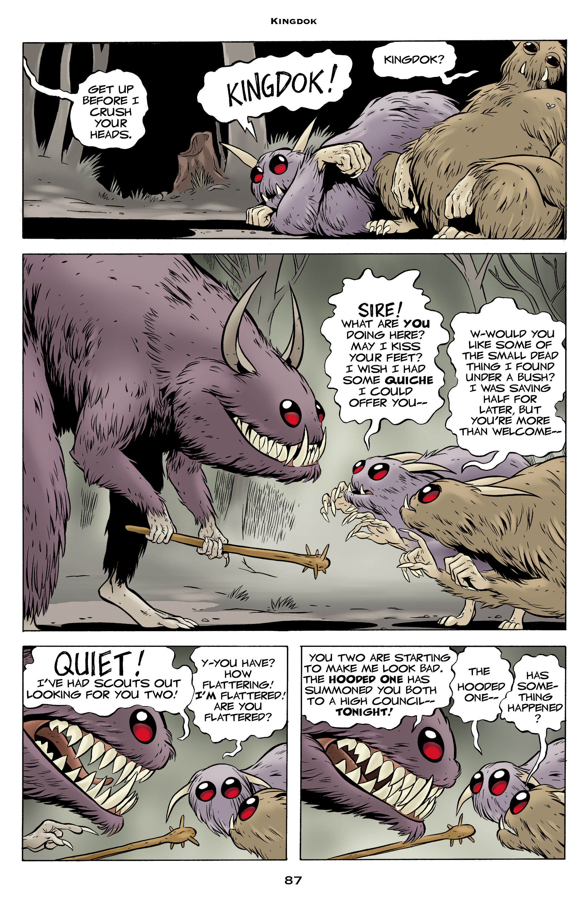 Read online Bone: Out From Boneville comic -  Issue # TPB - 87