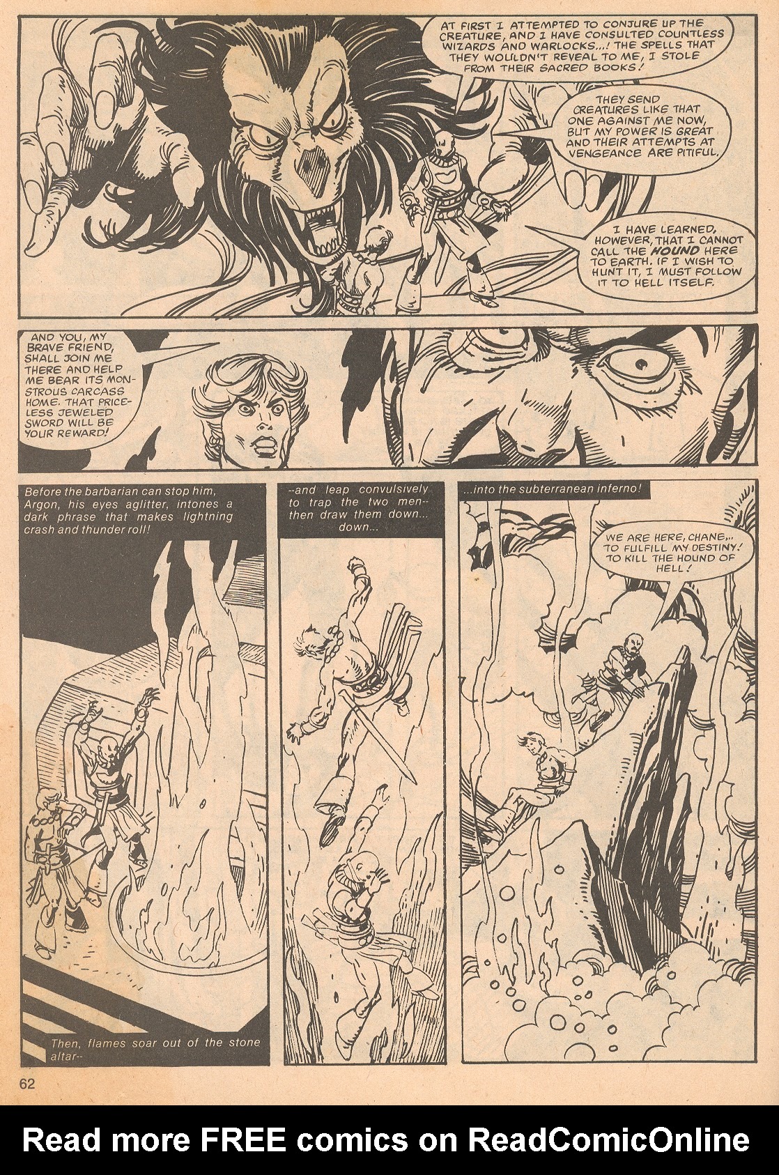 Read online The Savage Sword Of Conan comic -  Issue #64 - 62