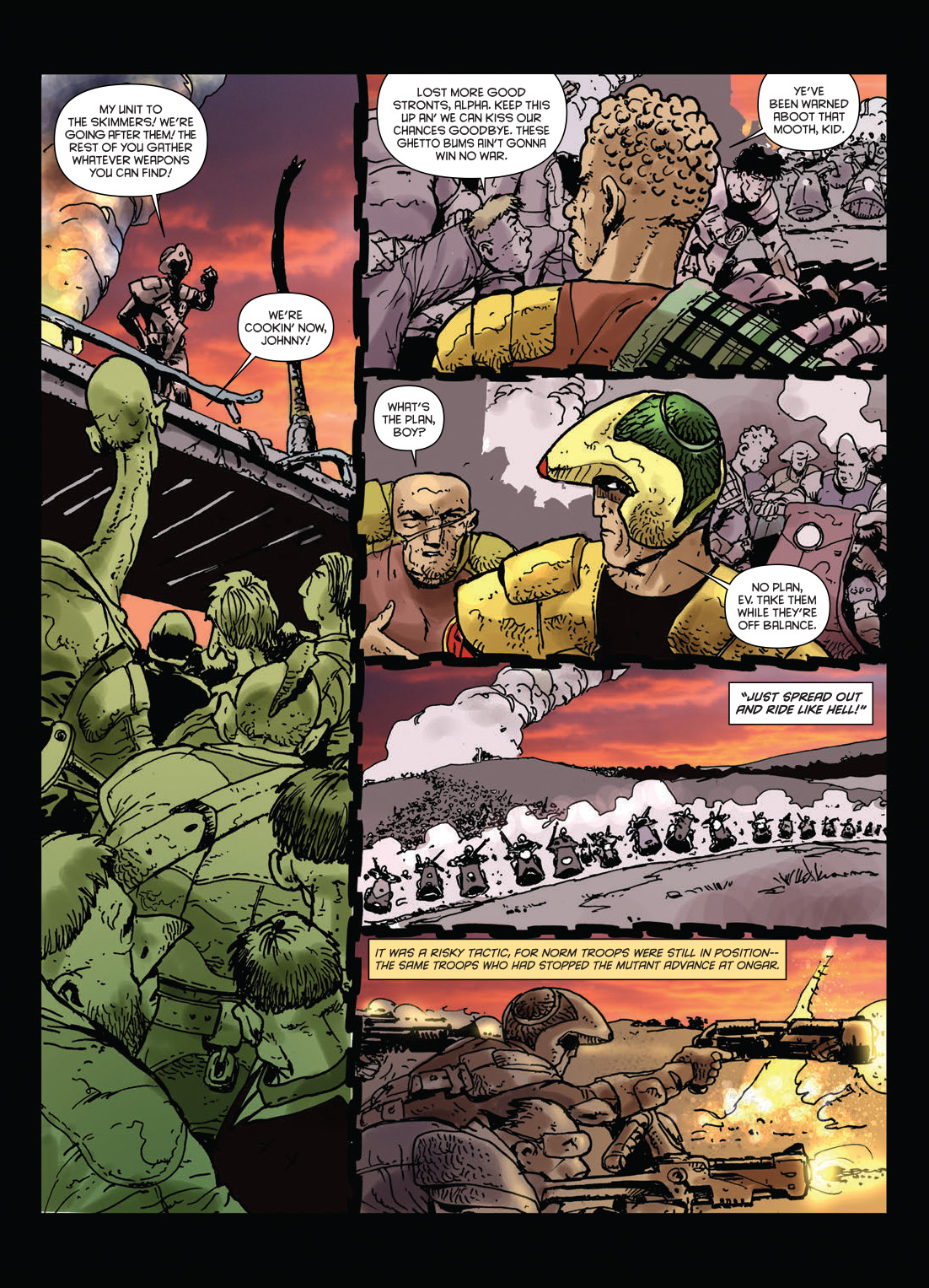 Read online Strontium Dog: The Life and Death of Johnny Alpha: Dogs of War comic -  Issue # TPB - 112