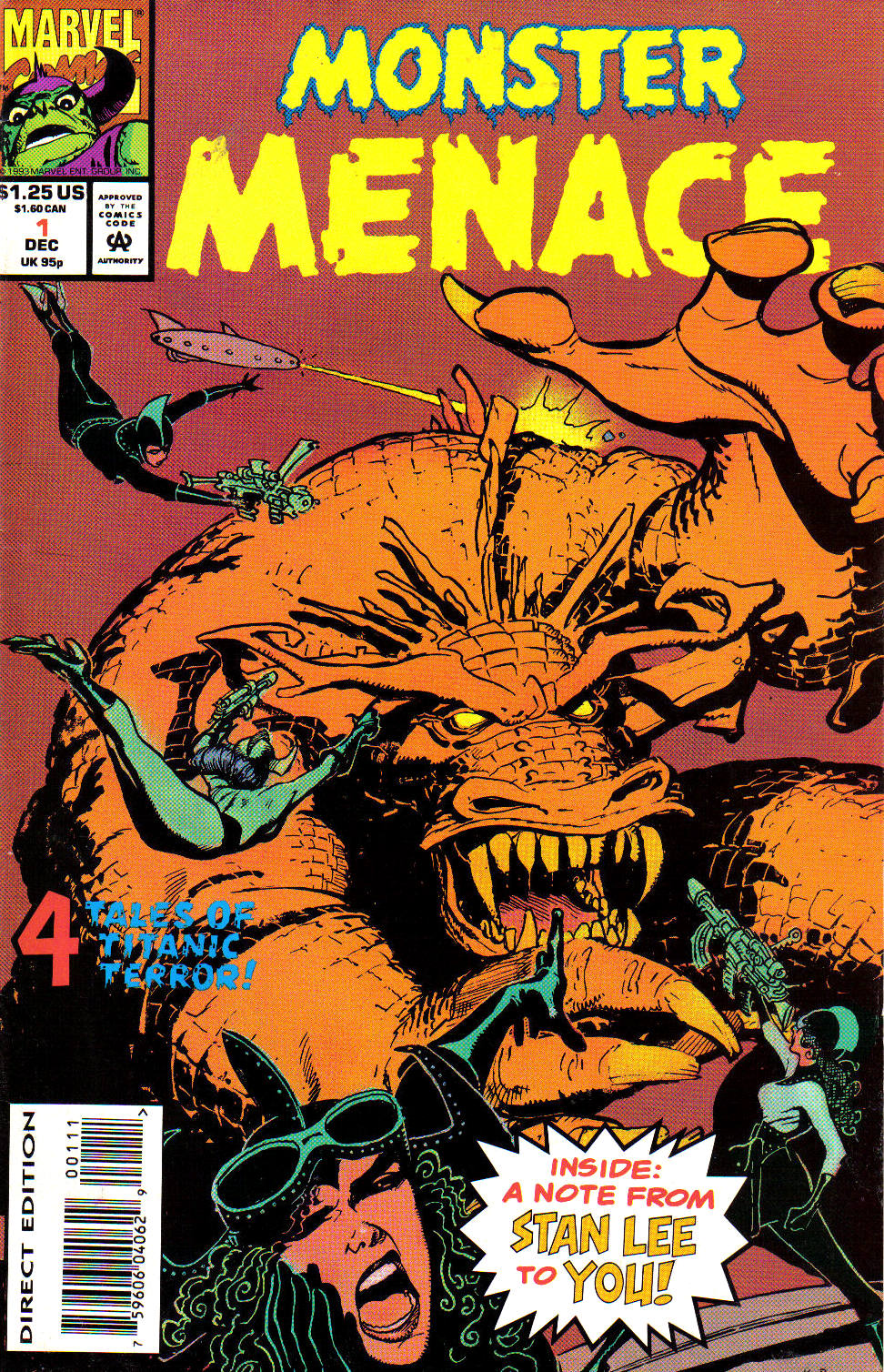 Read online Monster Menace comic -  Issue #1 - 1