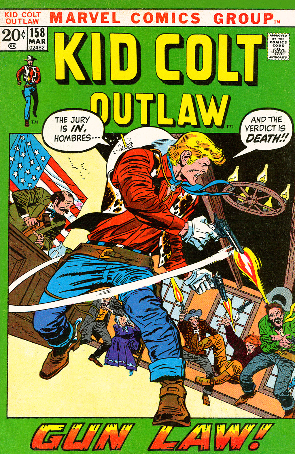 Read online Kid Colt Outlaw comic -  Issue #158 - 1