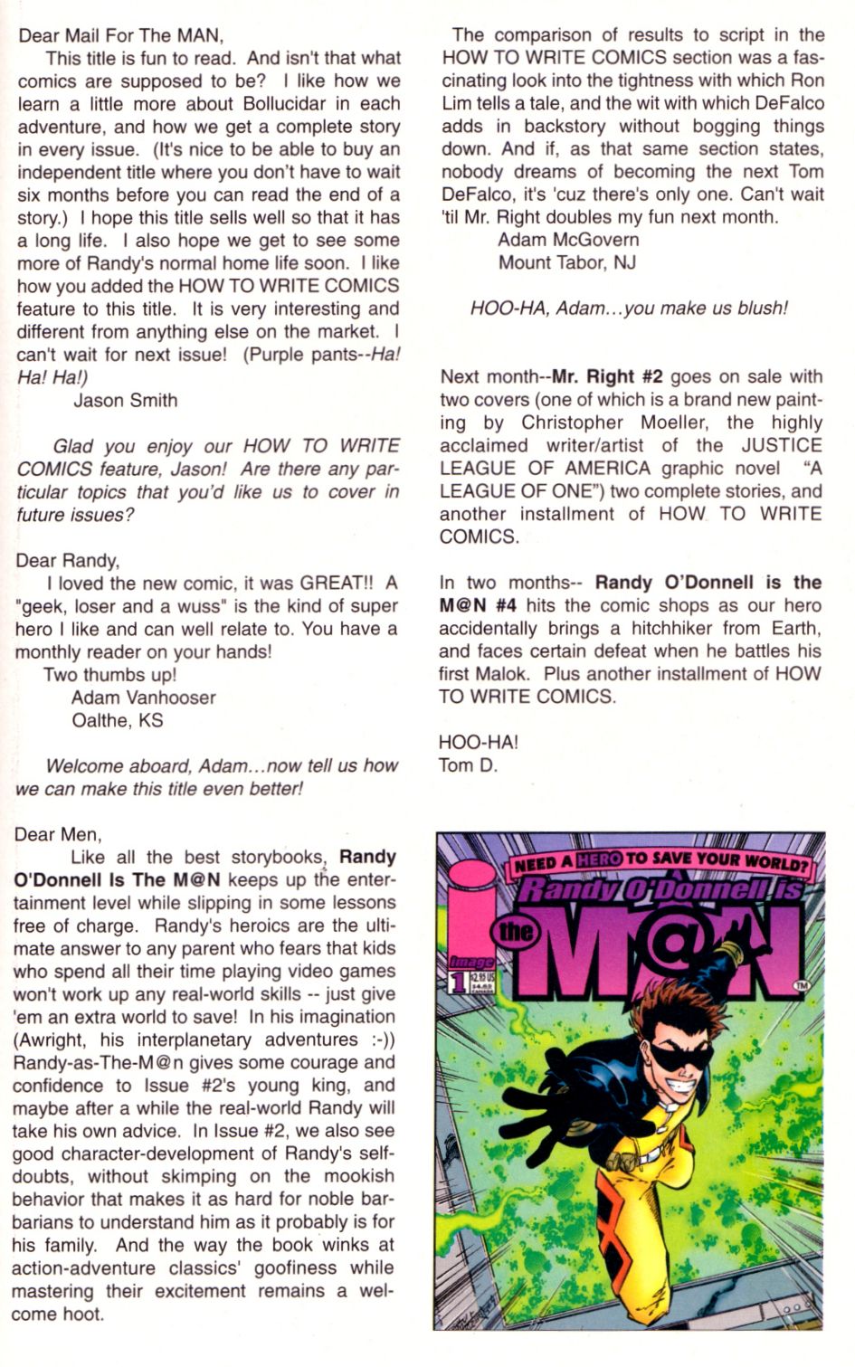 Read online Randy O'Donnell is The M@N comic -  Issue #3 - 30