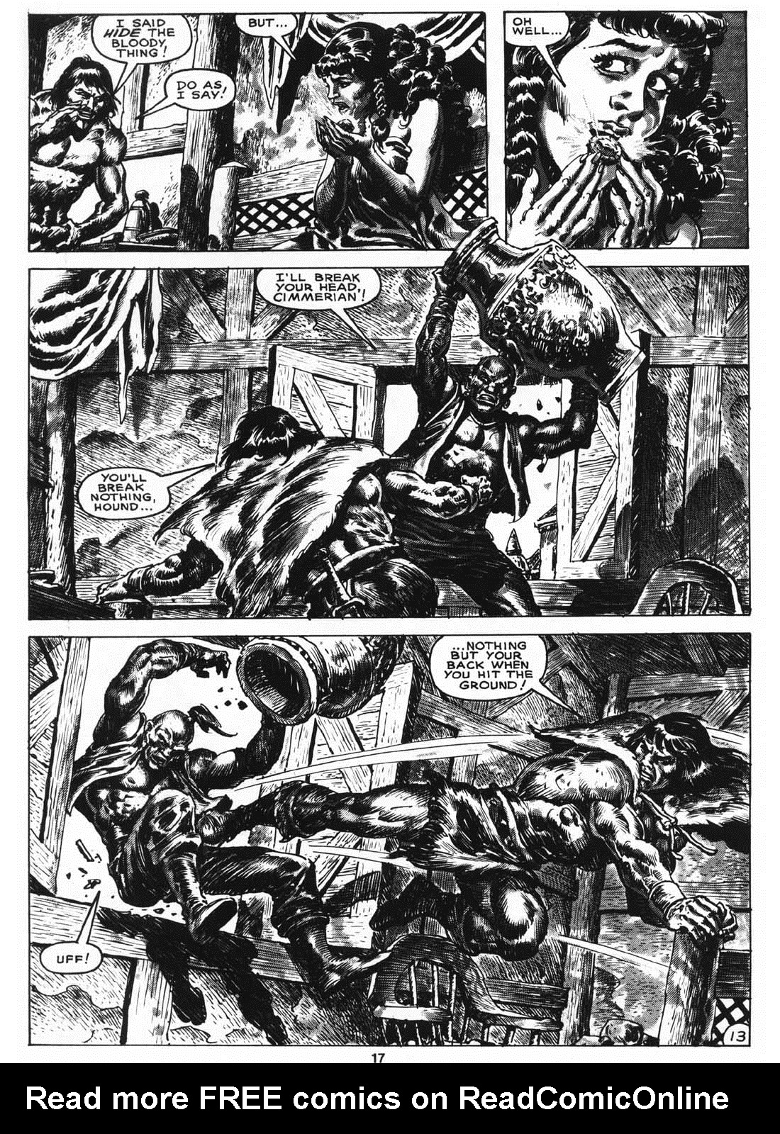 Read online The Savage Sword Of Conan comic -  Issue #158 - 19