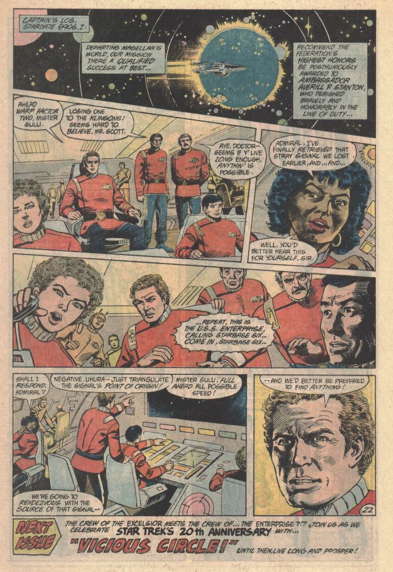 Read online Star Trek (1984) comic -  Issue #32 - 23