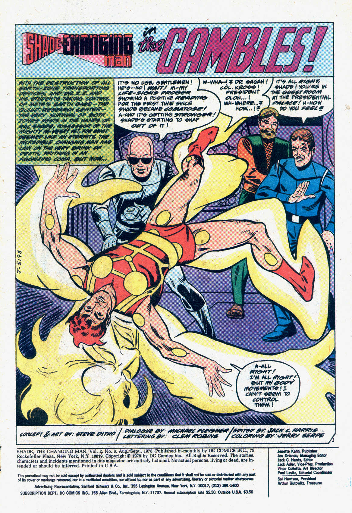 Read online Shade, the Changing Man (1977) comic -  Issue #8 - 3