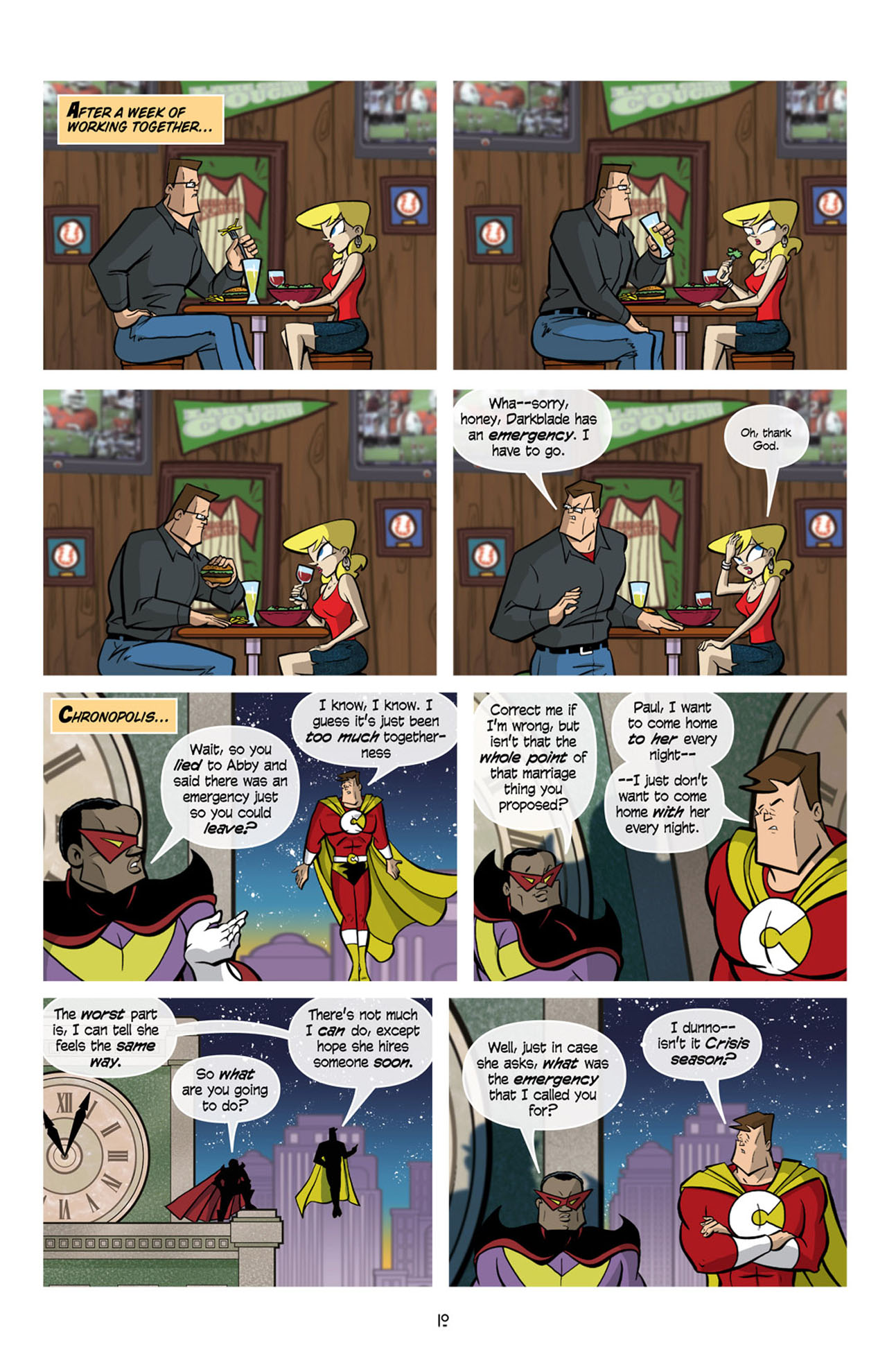 Read online Love and Capes comic -  Issue #8 - 12