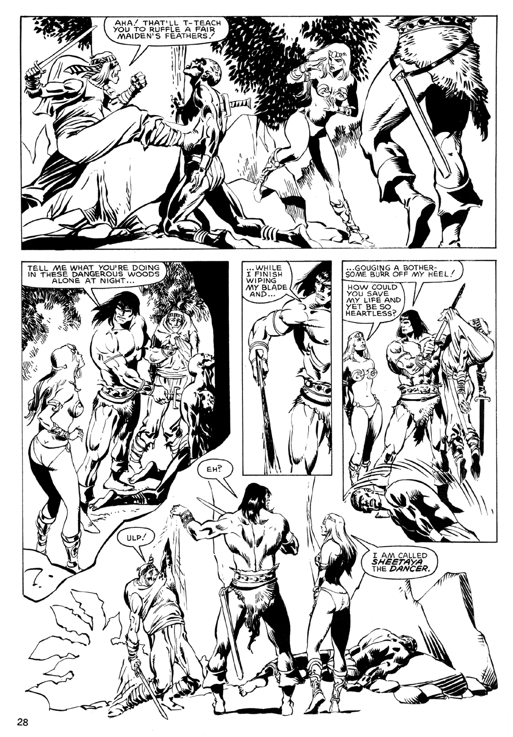 Read online The Savage Sword Of Conan comic -  Issue #120 - 29