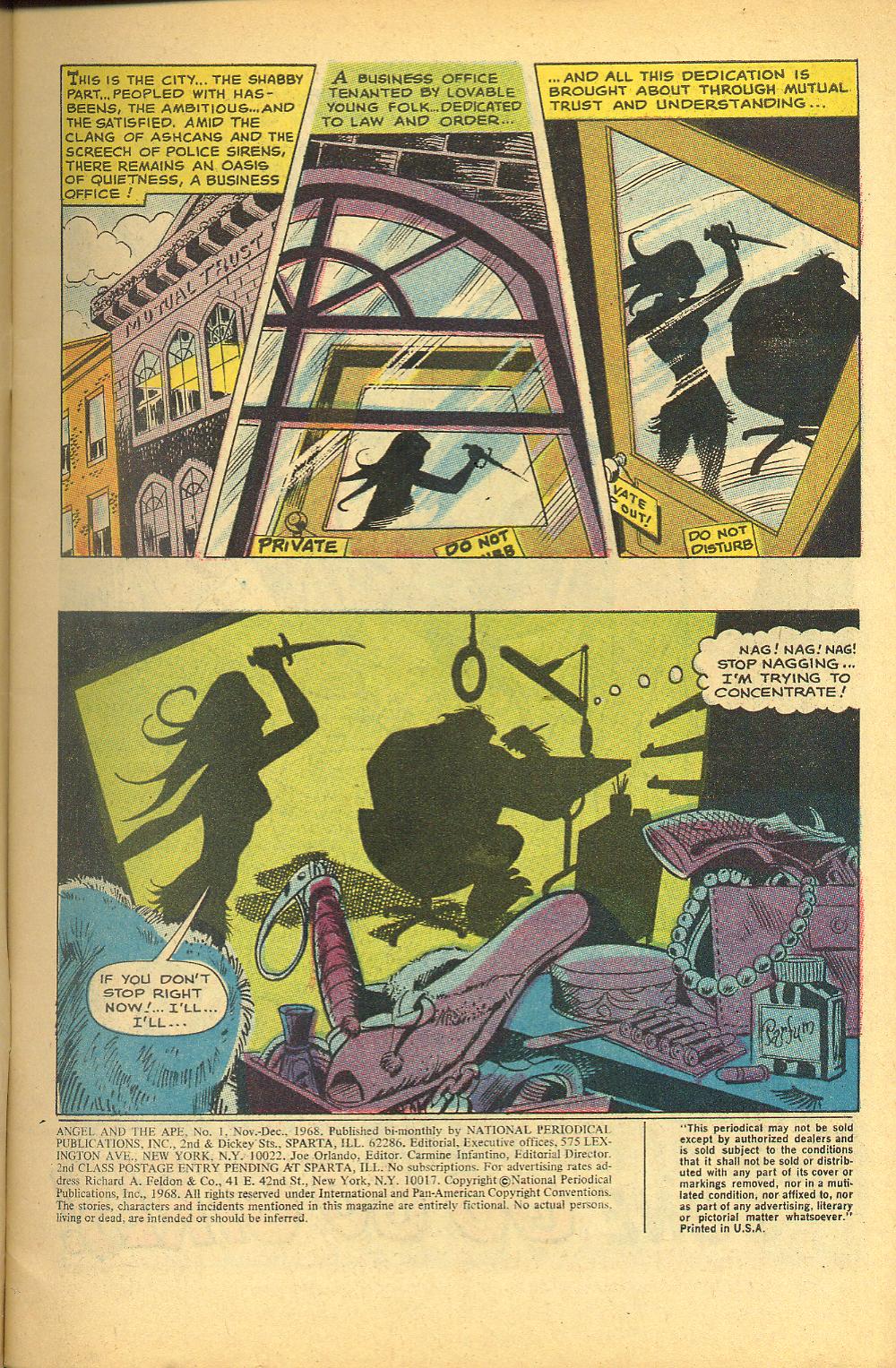 Read online Angel And The Ape (1968) comic -  Issue #1 - 3