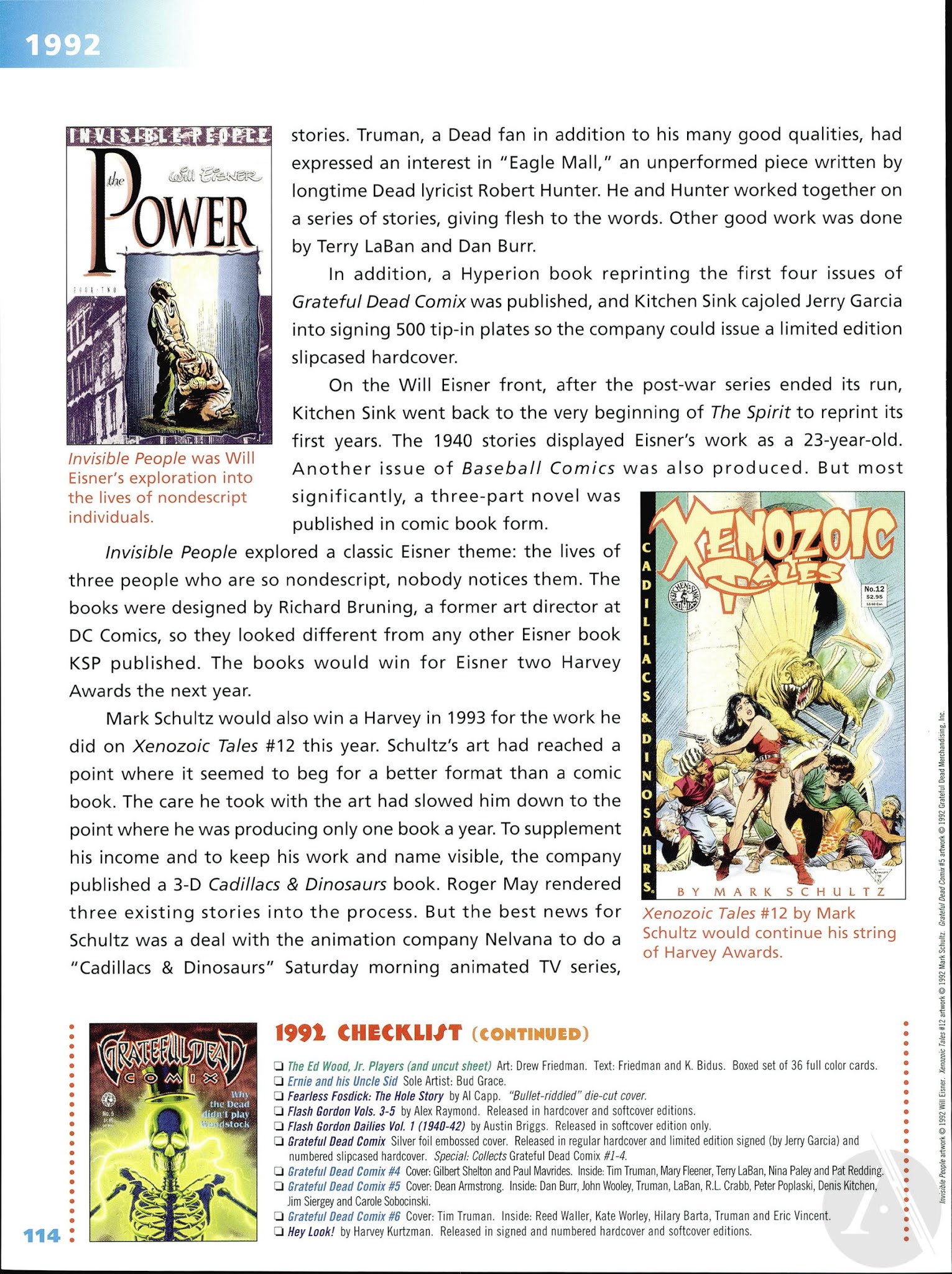 Read online Kitchen Sink Press: The First 25 Years comic -  Issue # TPB - 116