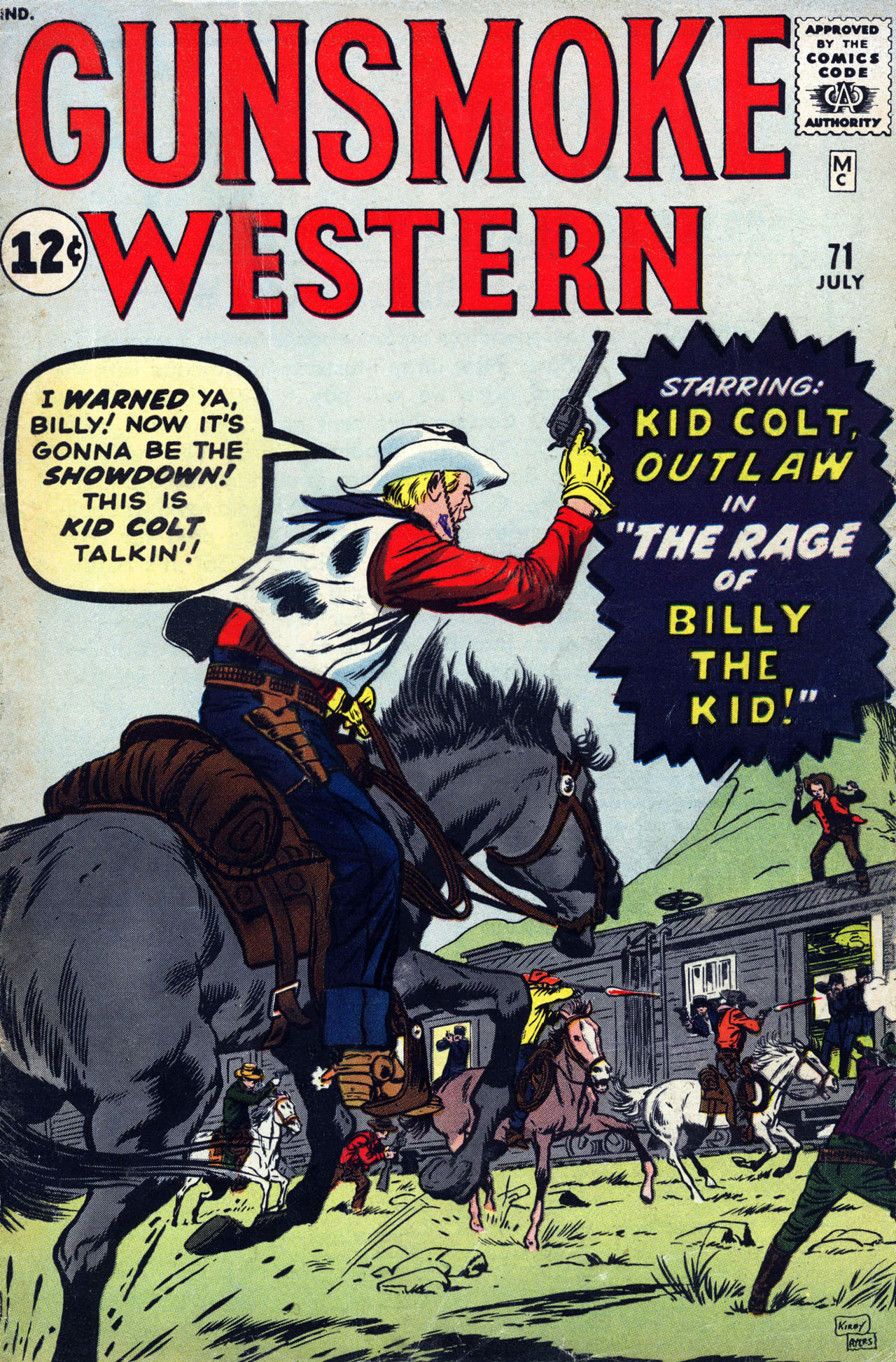 Read online Gunsmoke Western comic -  Issue #71 - 1