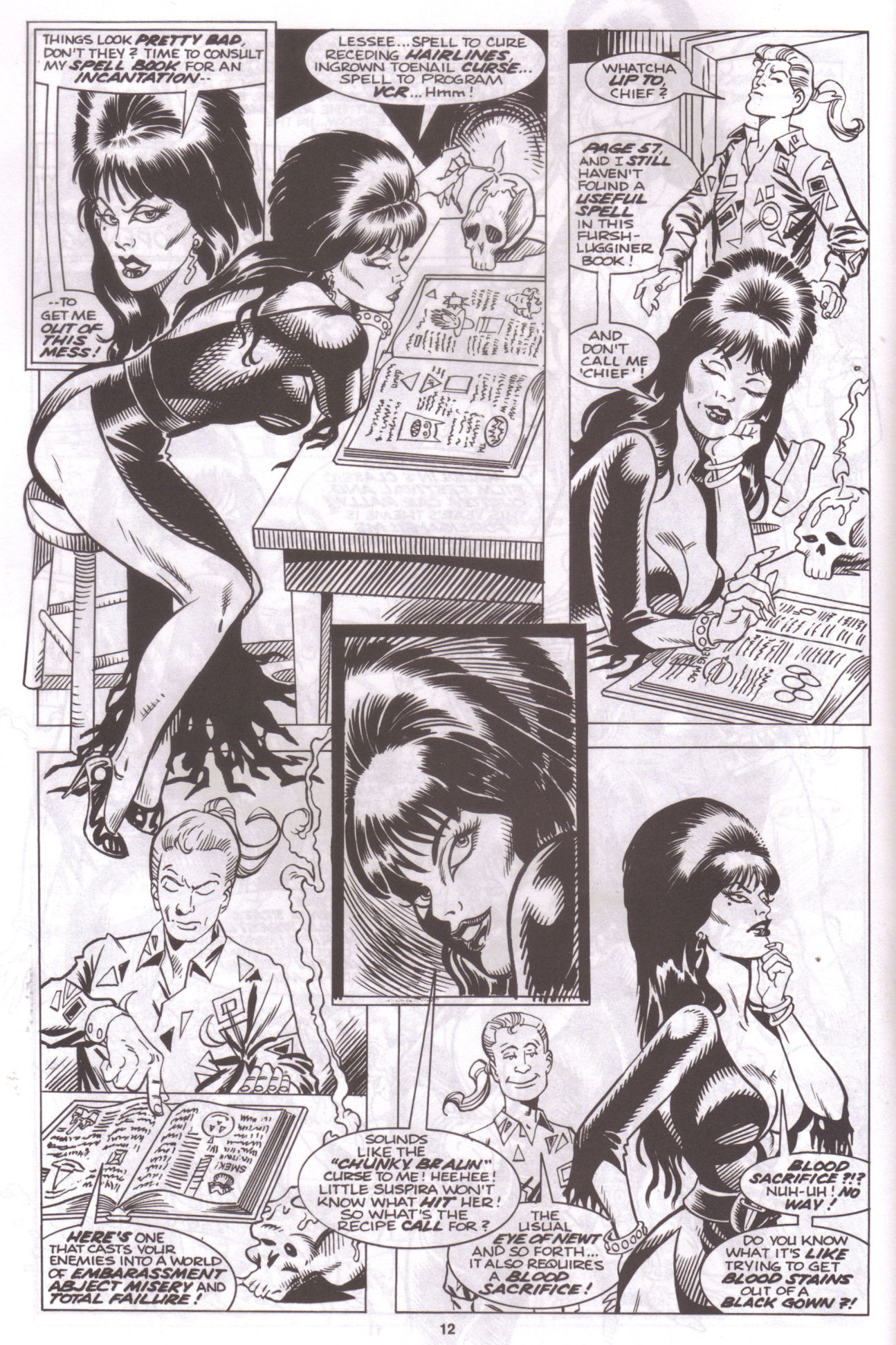 Read online Elvira, Mistress of the Dark comic -  Issue #16 - 14