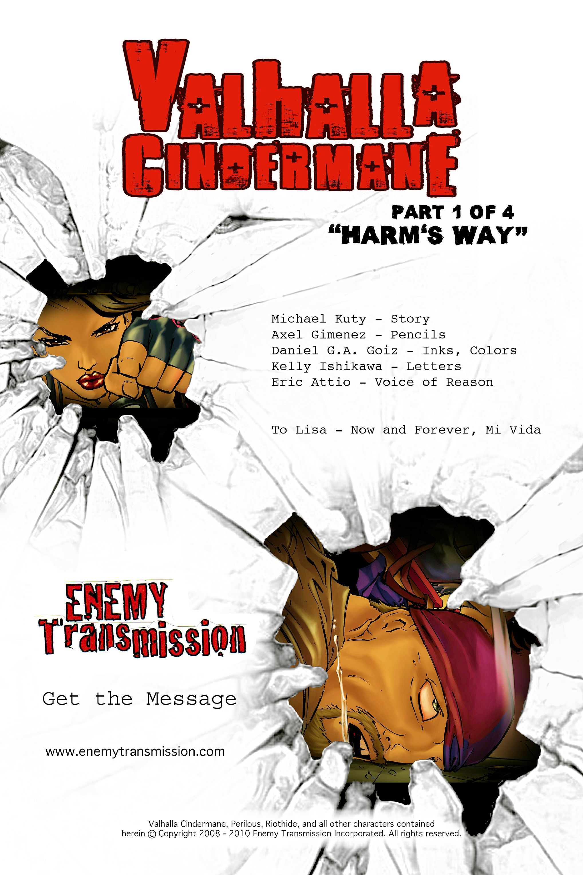 Read online Valhalla Cindermane comic -  Issue #1 - 2