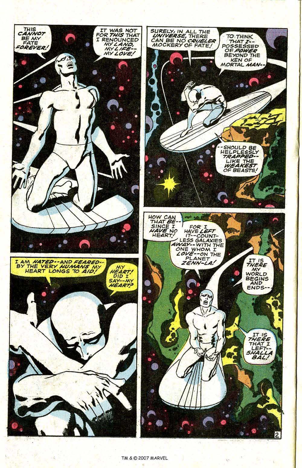Read online Silver Surfer (1968) comic -  Issue #6 - 4