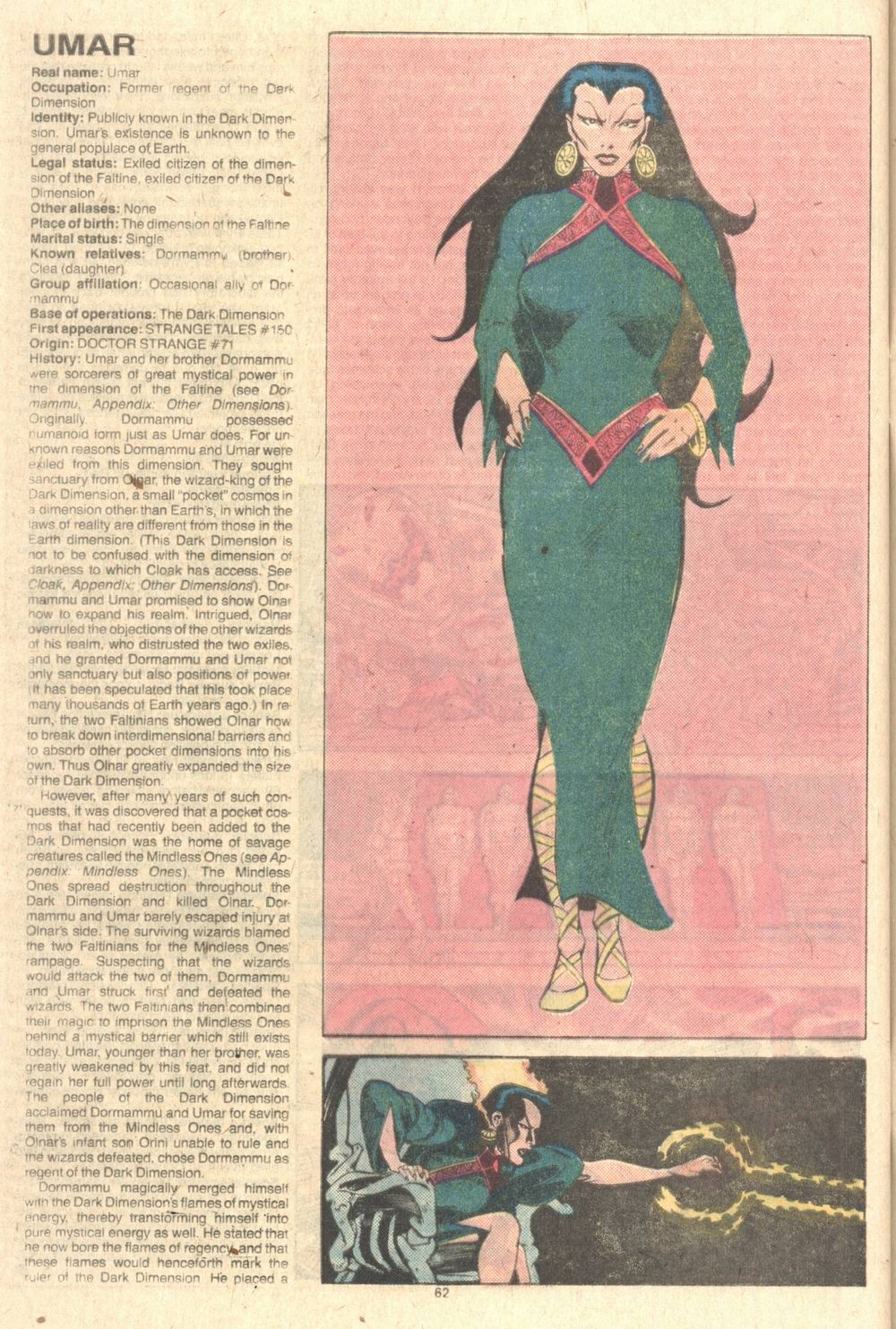 Read online The Official Handbook of the Marvel Universe Deluxe Edition comic -  Issue #13 - 64