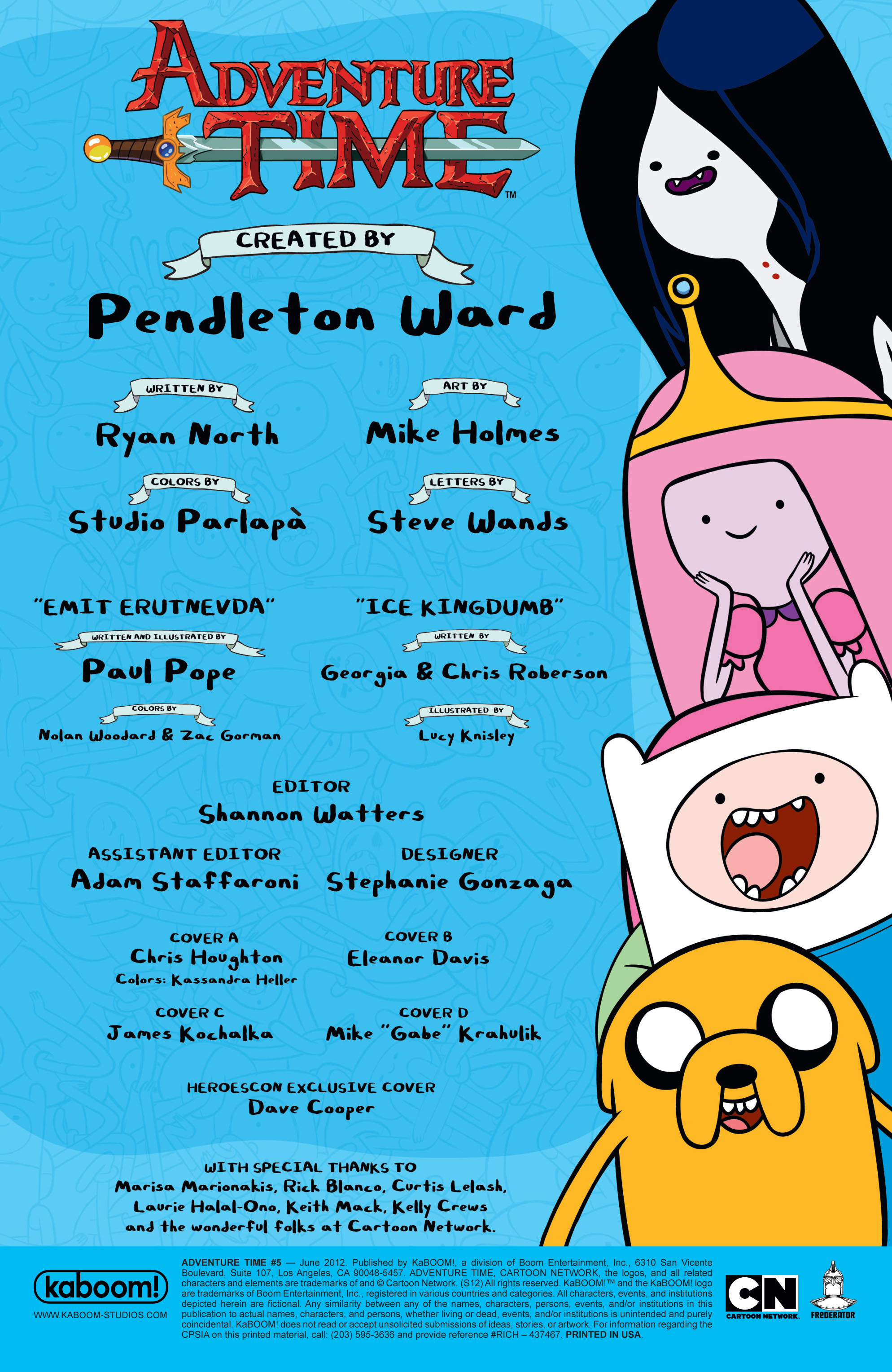 Read online Adventure Time comic -  Issue #5 - 6