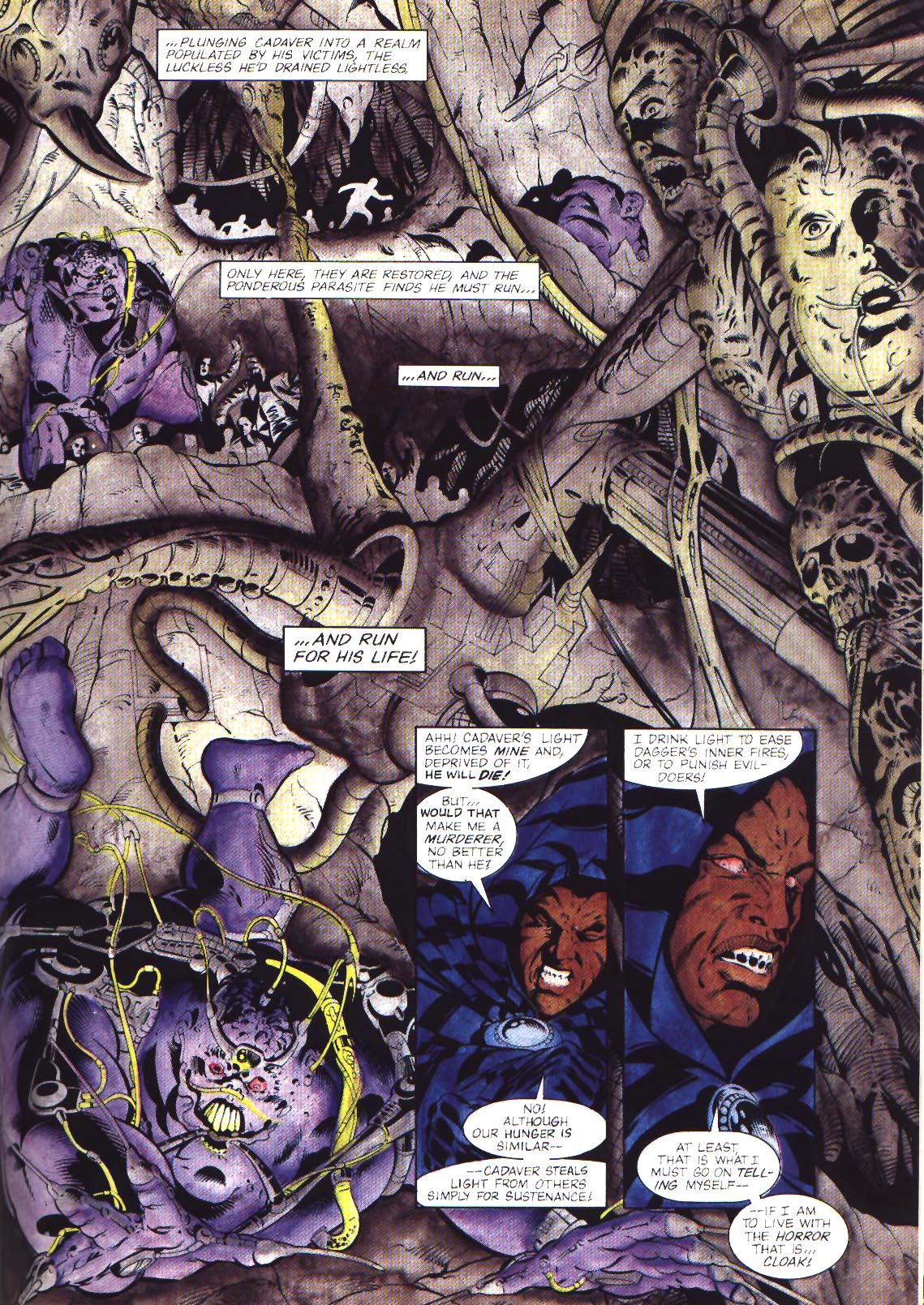 Read online Marvel Graphic Novel: Cloak and Dagger and Power Pack: Shelter From The Storm comic -  Issue # TPB - 58