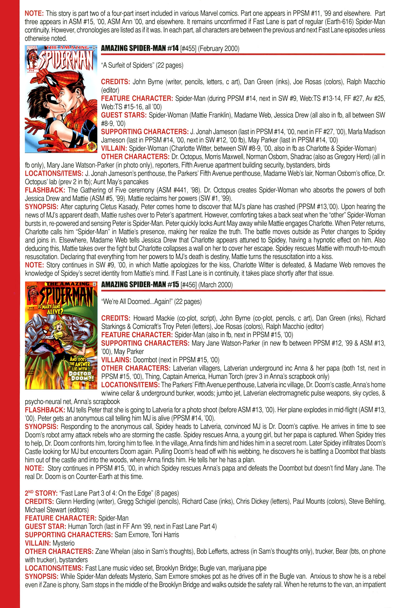 Read online Official Index to the Marvel Universe comic -  Issue #11 - 14