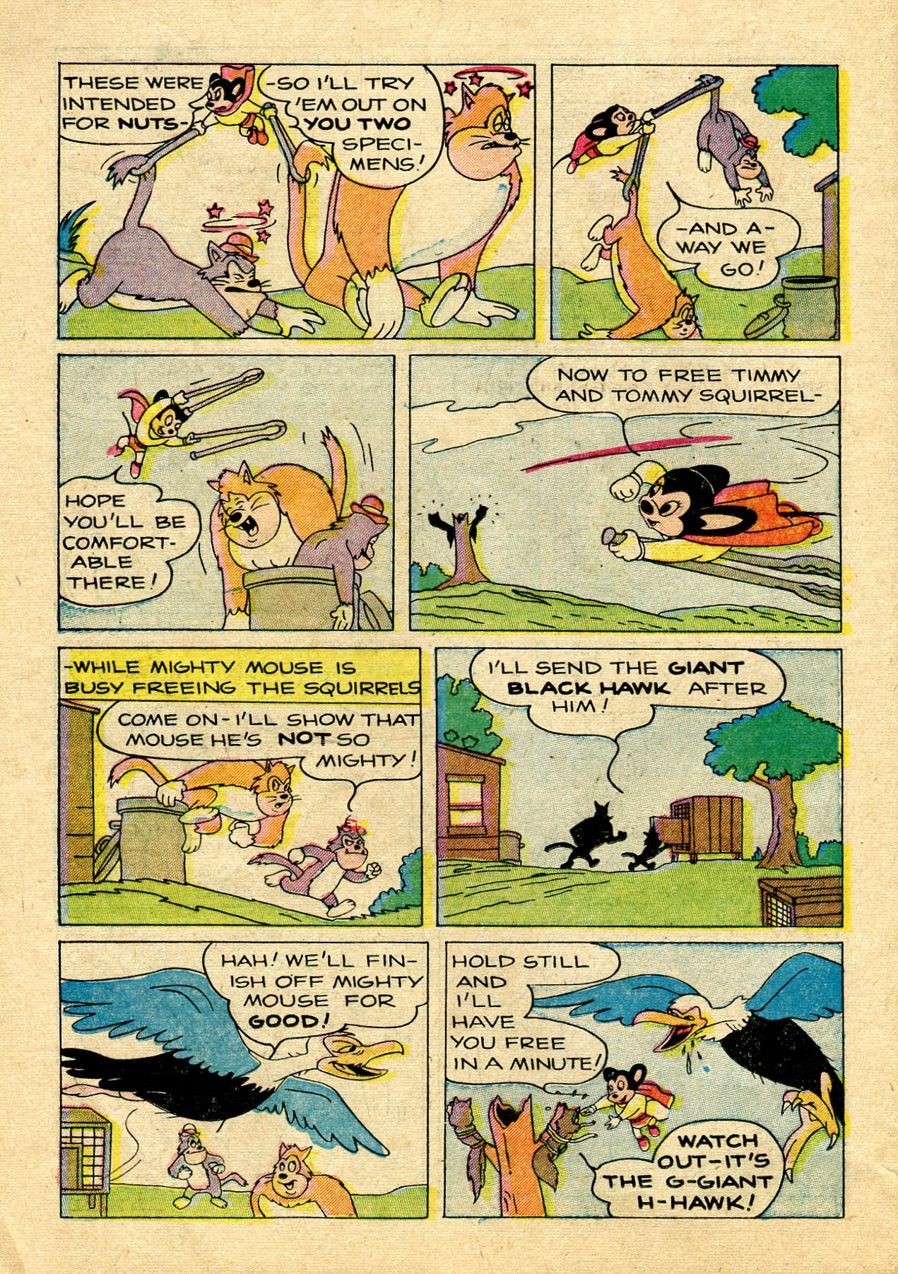 Read online Paul Terry's Mighty Mouse Comics comic -  Issue #44 - 68