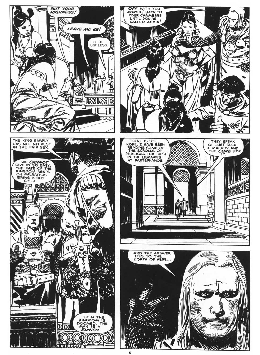 Read online The Savage Sword Of Conan comic -  Issue #162 - 7