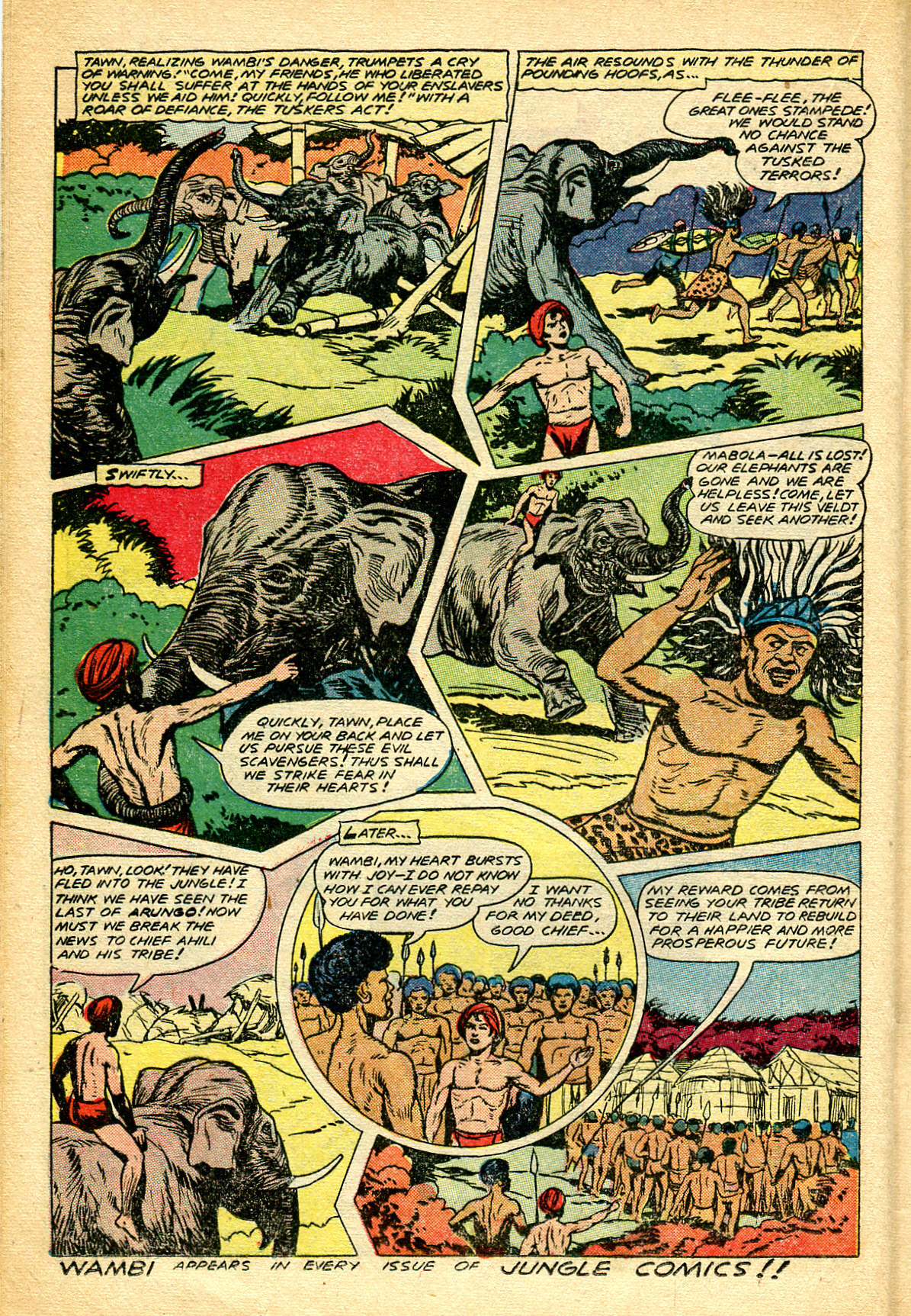 Read online Jungle Comics comic -  Issue #115 - 34
