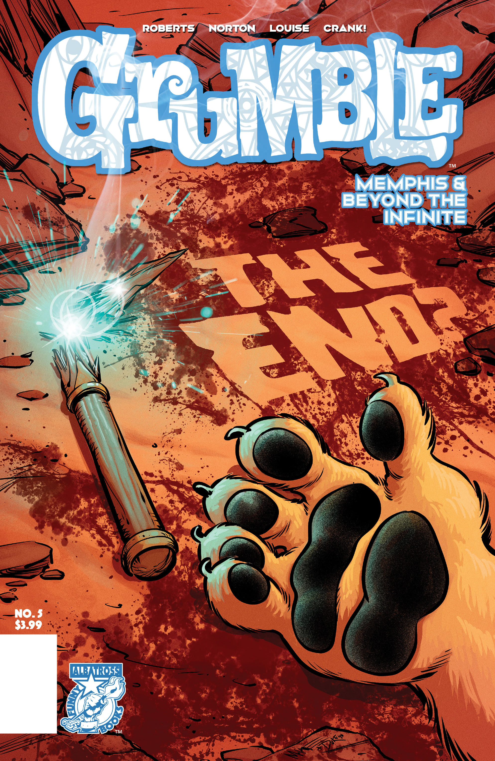 Read online Grumble: Memphis and Beyond the Infinite! comic -  Issue #5 - 1