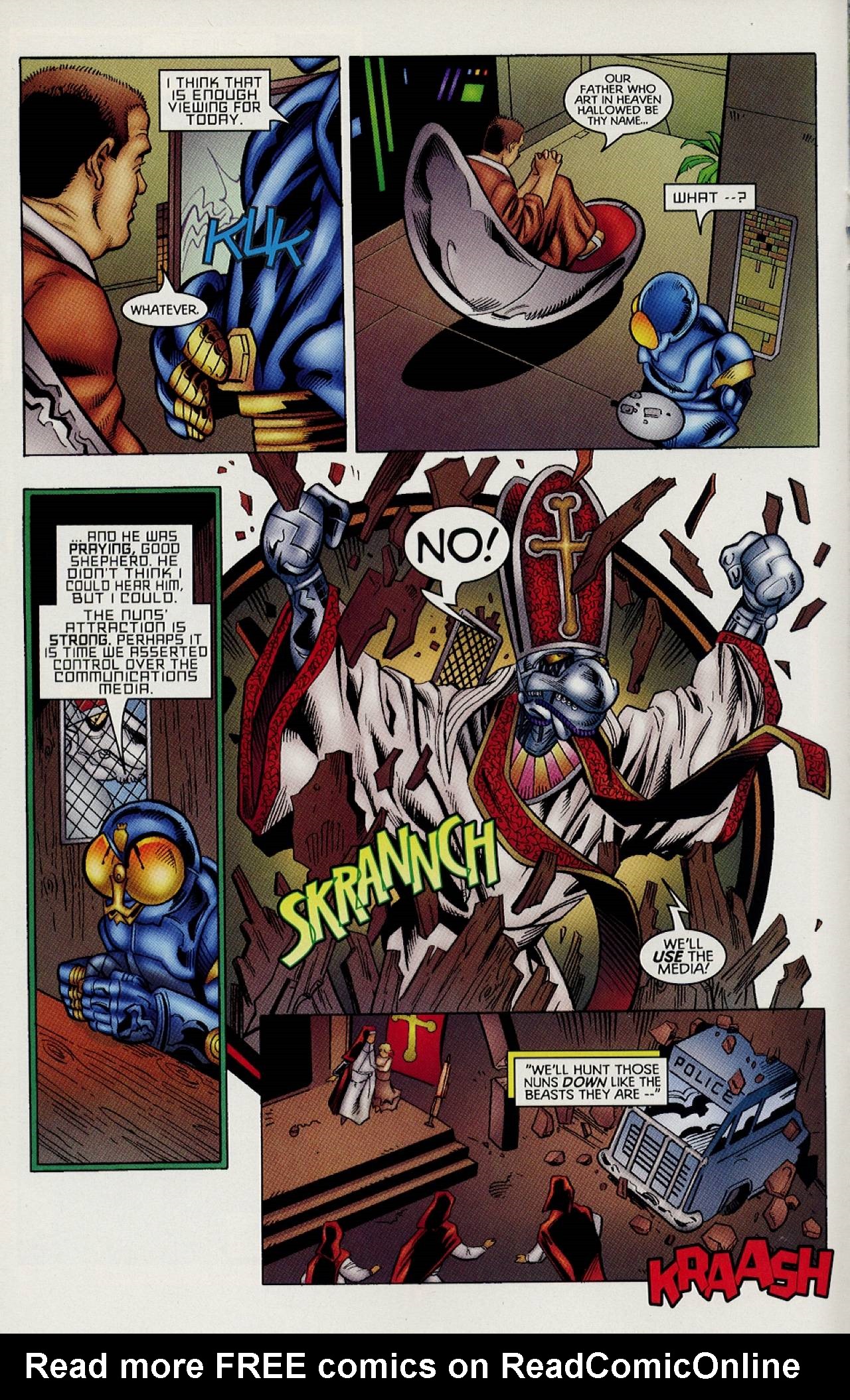 Read online Magnus Robot Fighter (1997) comic -  Issue #8 - 12