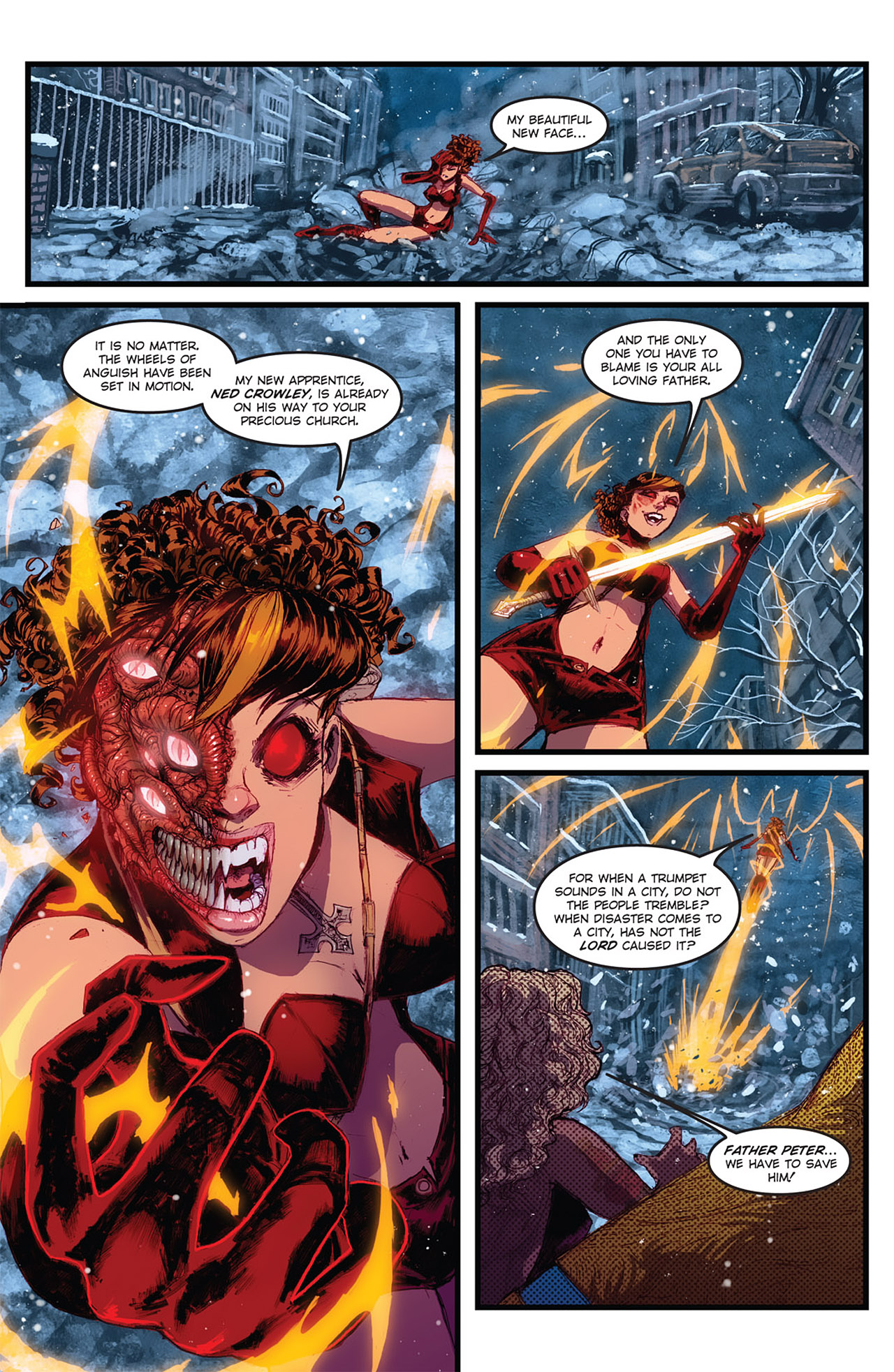 Read online Avengelyne (2011) comic -  Issue #2 - 21