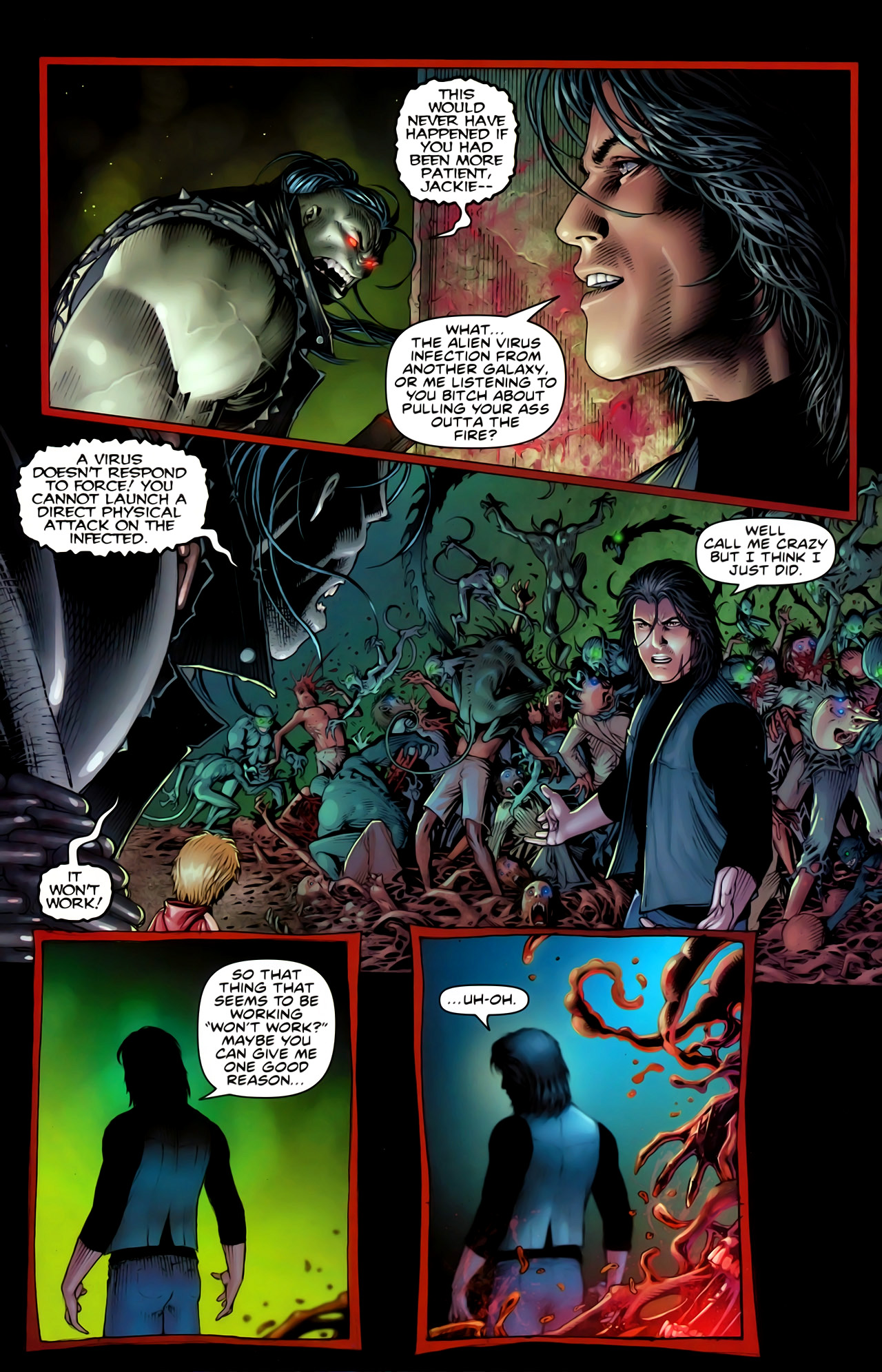 Read online The Darkness/Pitt comic -  Issue #3 - 9