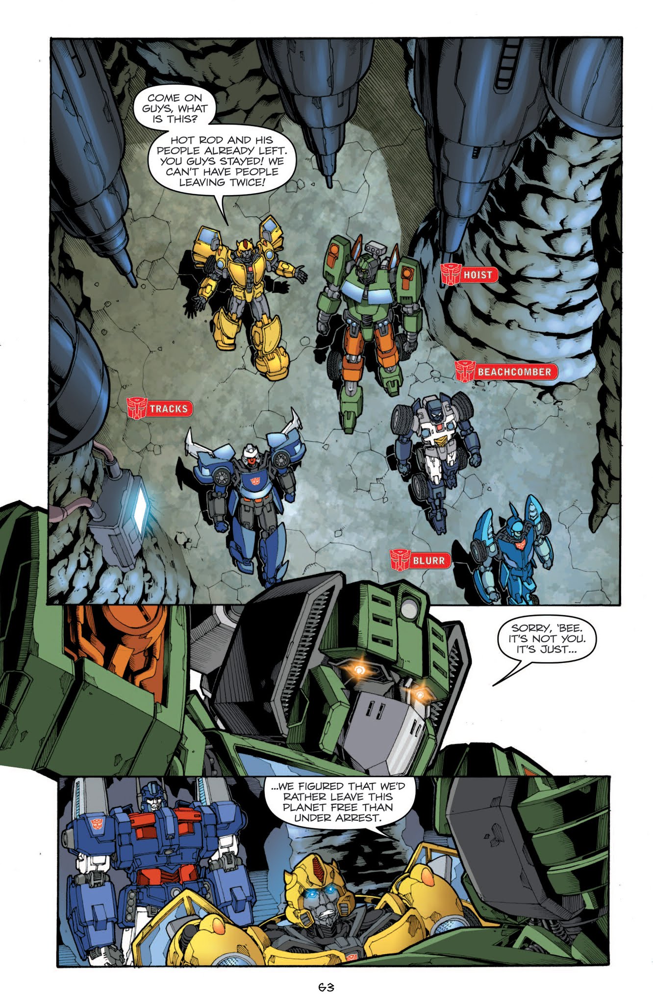 Read online Transformers: The IDW Collection comic -  Issue # TPB 6 (Part 1) - 63