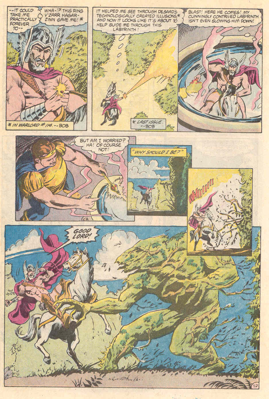 Read online Warlord (1976) comic -  Issue #116 - 12