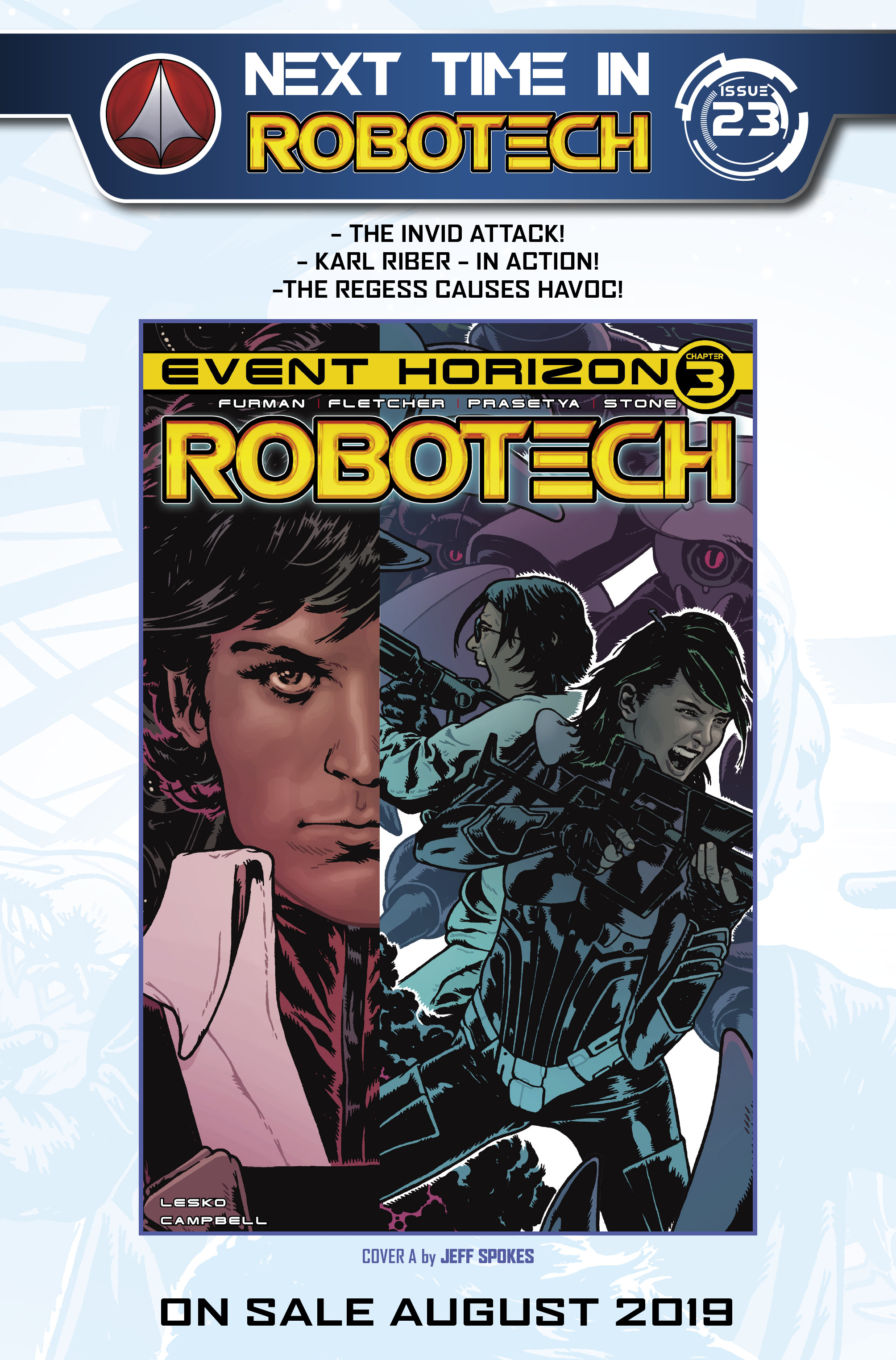 Read online Robotech (2017) comic -  Issue #22 - 28