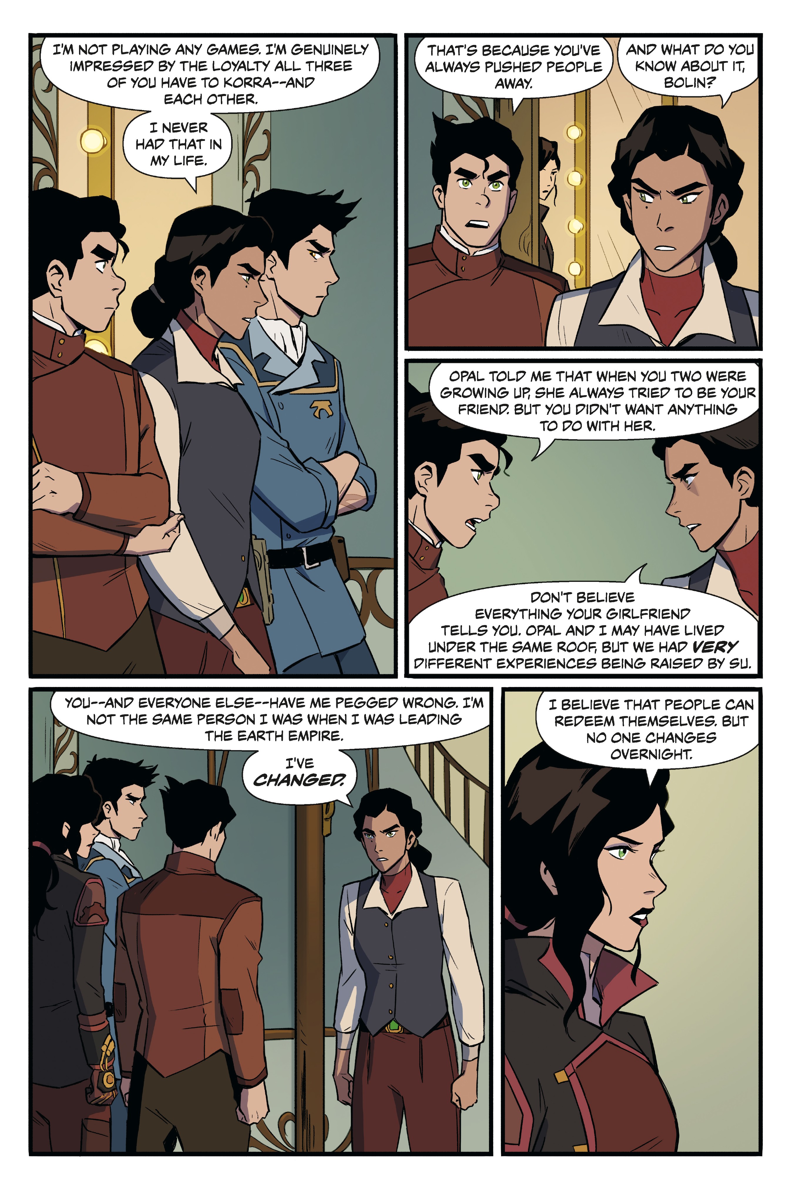 Read online Nickelodeon The Legend of Korra: Ruins of the Empire comic -  Issue # TPB 1 - 56