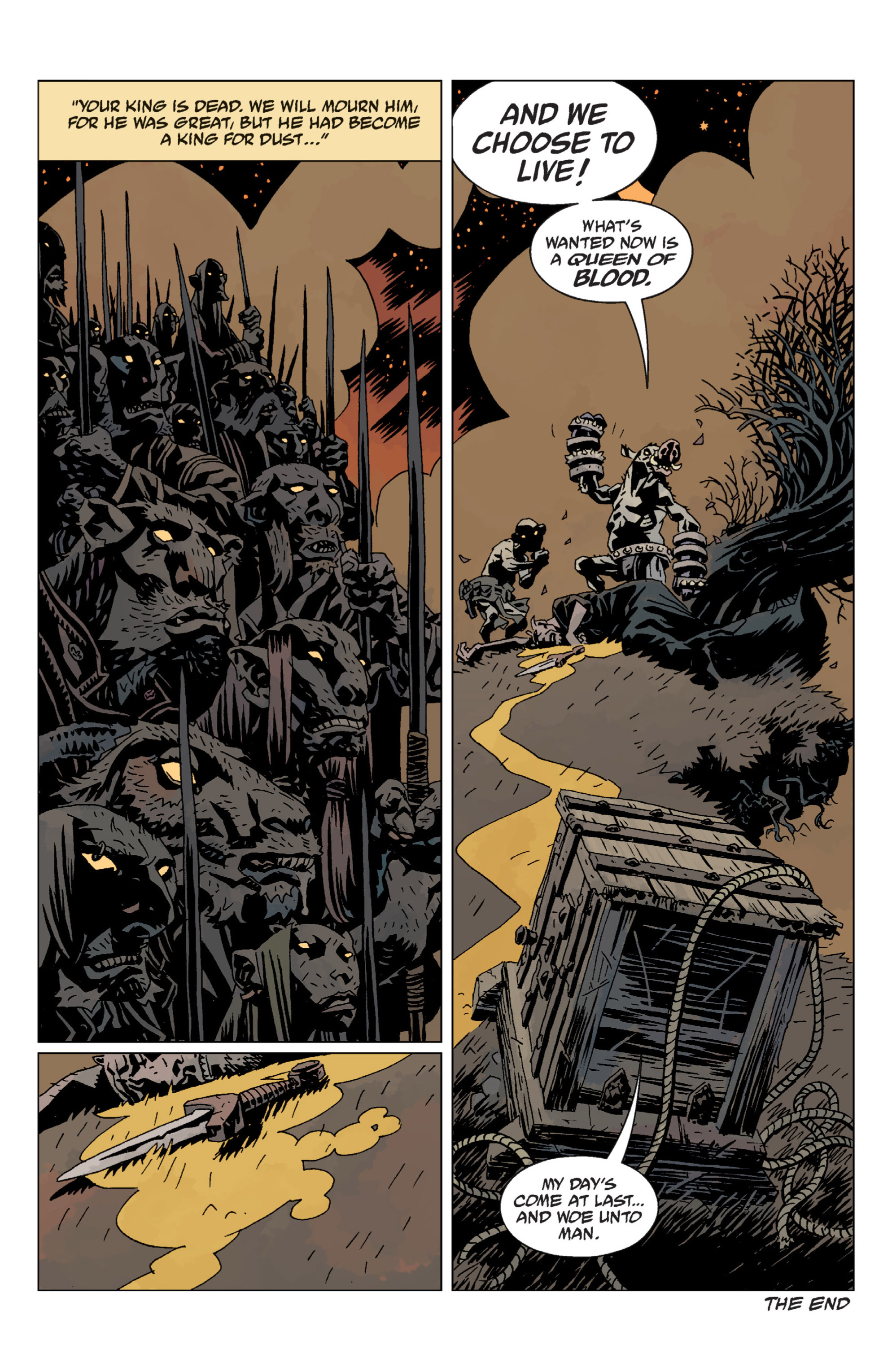 Read online Hellboy comic -  Issue #8 - 164