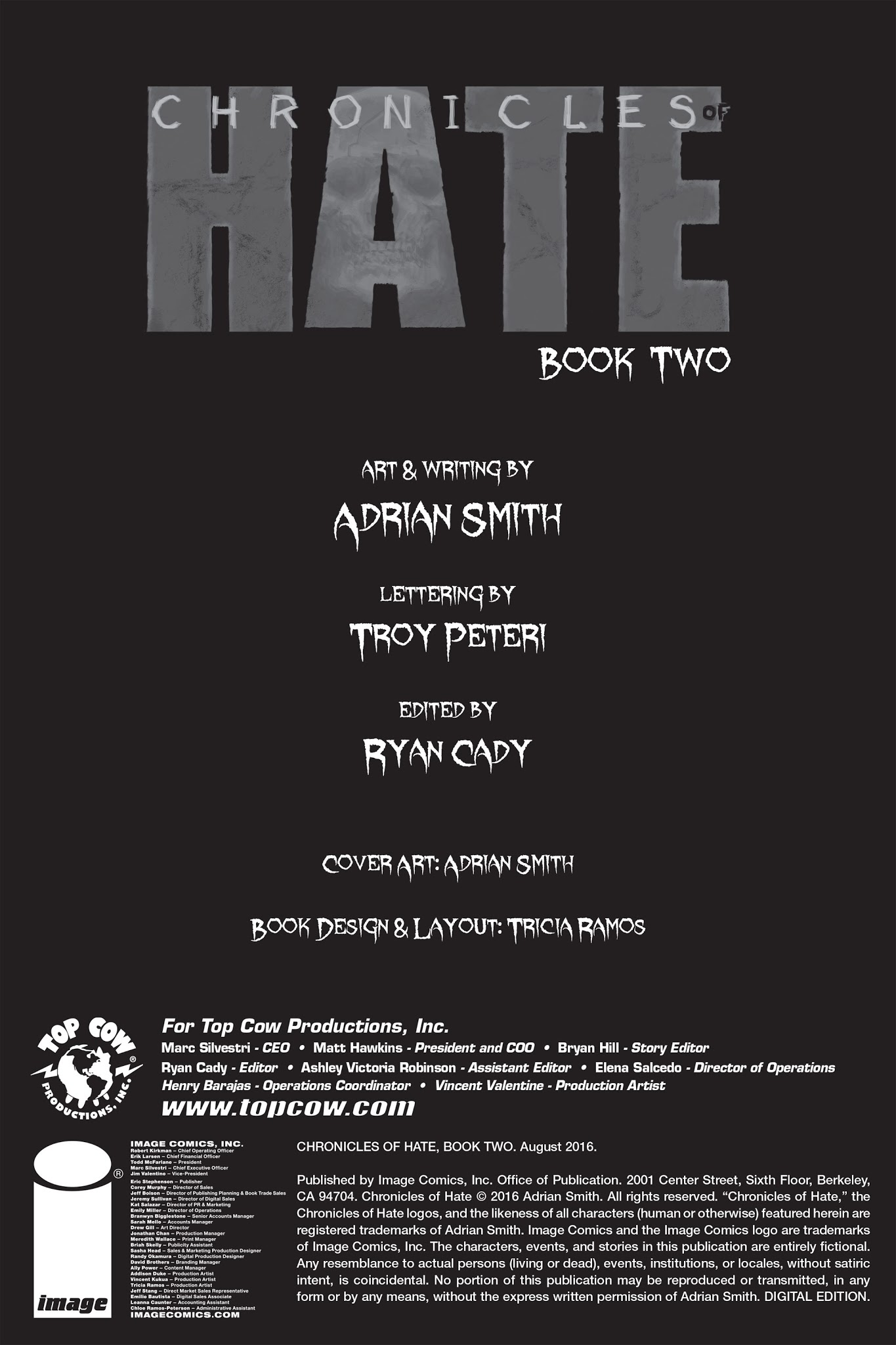 Read online Chronicles of Hate comic -  Issue # TPB 2 - 4