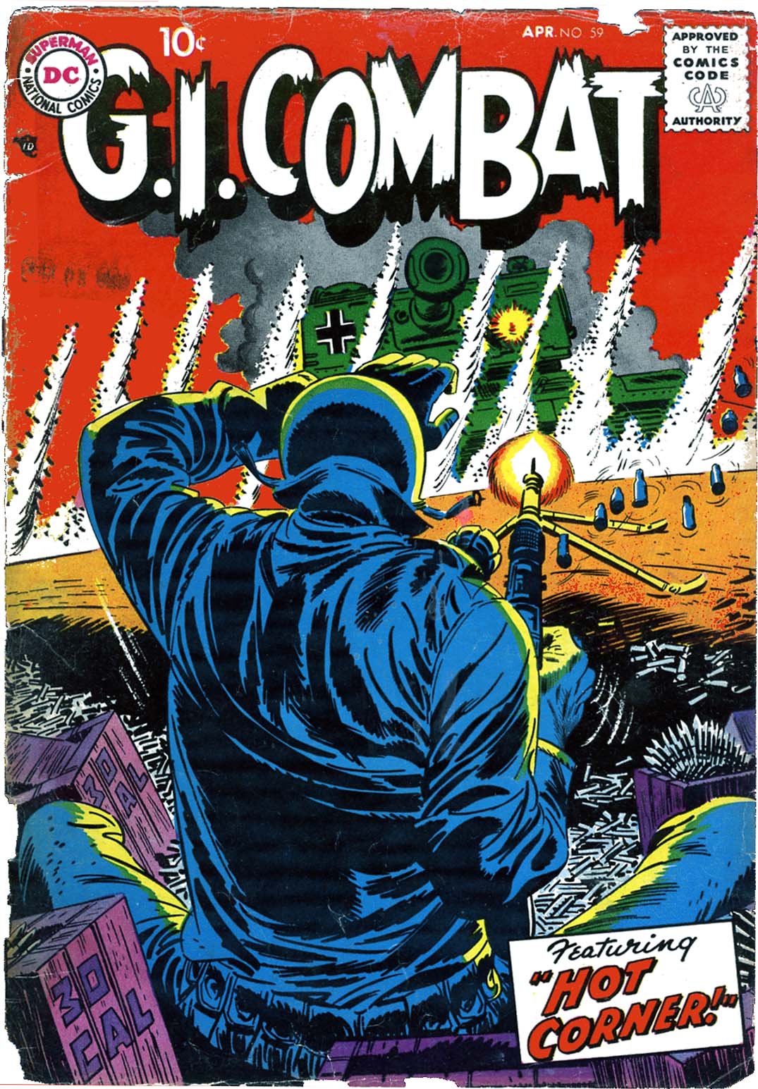 Read online G.I. Combat (1952) comic -  Issue #59 - 1