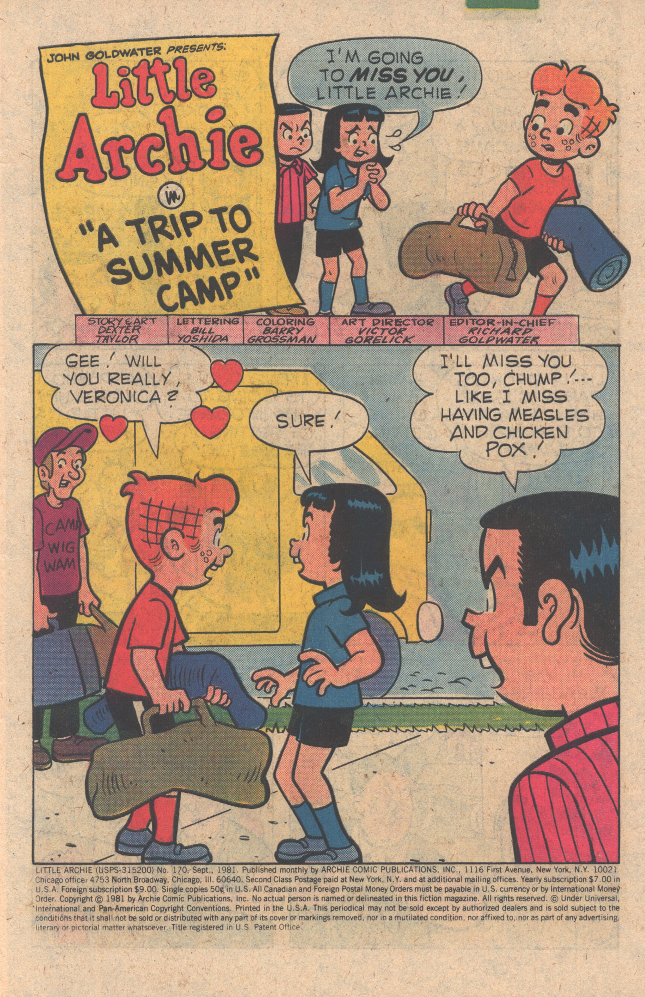 Read online The Adventures of Little Archie comic -  Issue #170 - 3