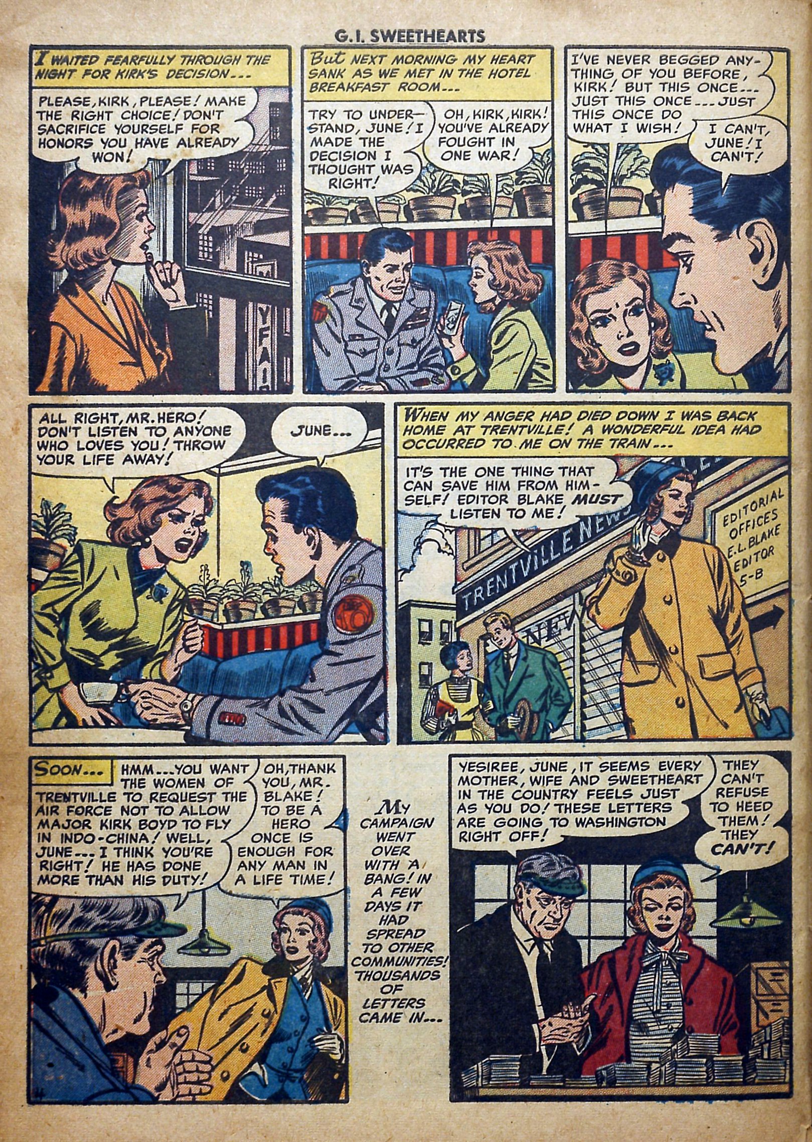 Read online G.I. Sweethearts comic -  Issue #39 - 30