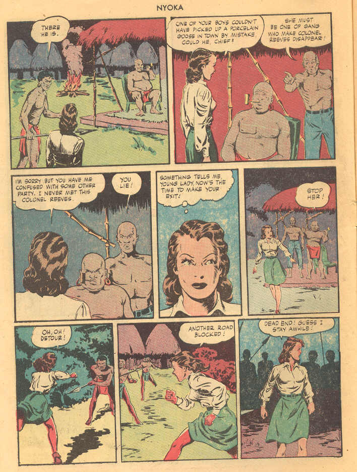 Read online Nyoka the Jungle Girl (1945) comic -  Issue #4 - 6