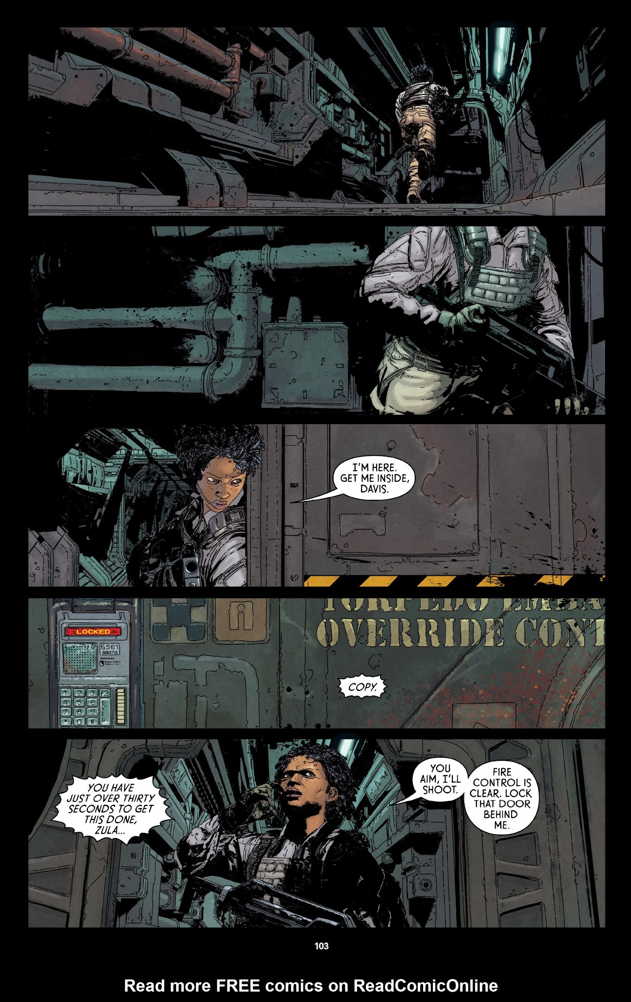 Read online Aliens: Defiance comic -  Issue # _TPB 1 - 101