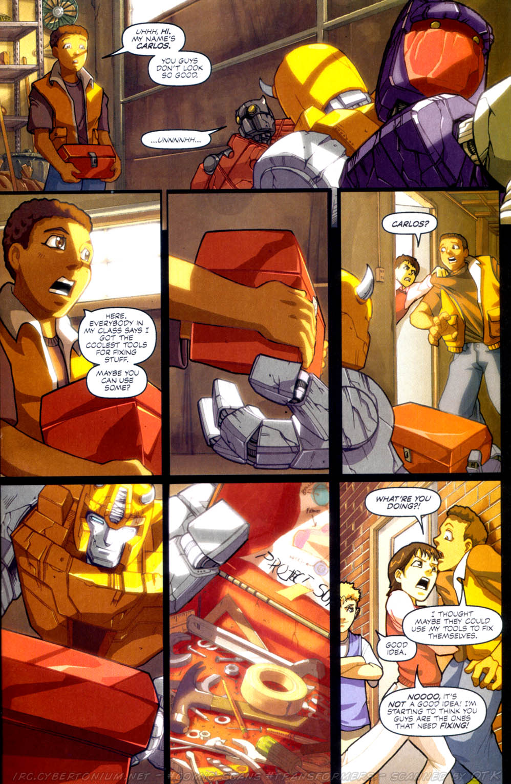 Read online Transformers Armada comic -  Issue #3 - 21